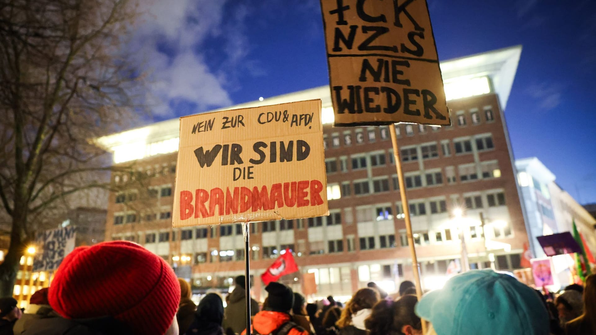 Demonstration zur Migrationspolitik - Hamburg