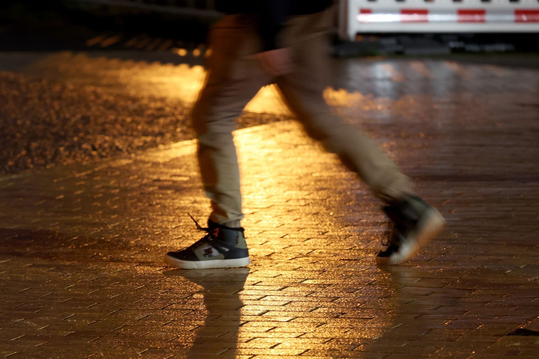 Eisregen am Morgen in Rostock