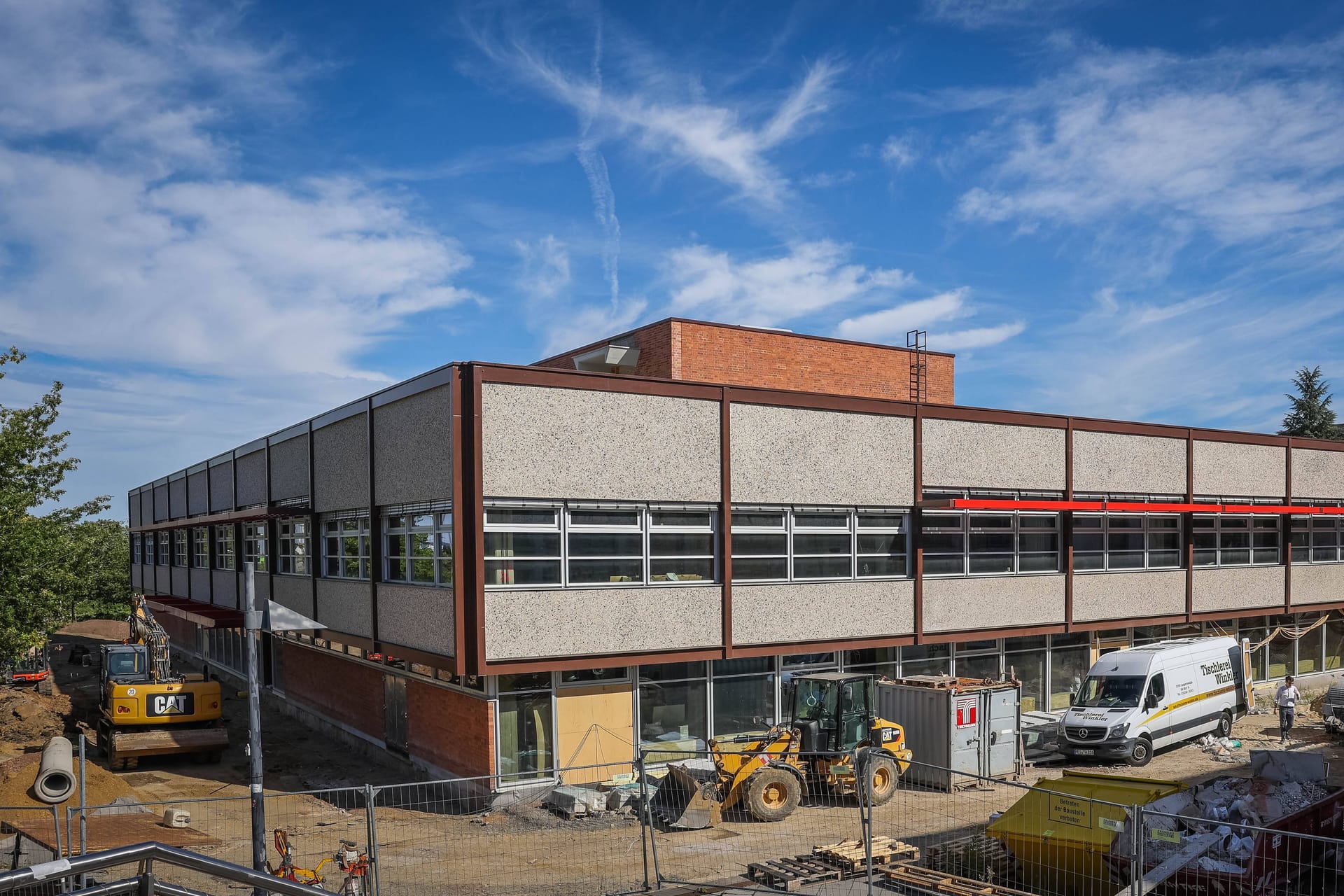 Baustelle Neue Mensa auf der Bergstraße (Archivbild):