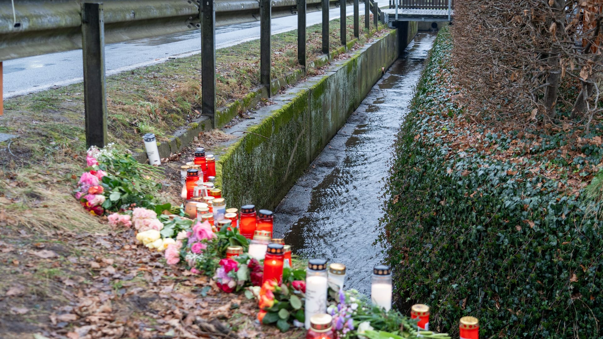 Der Graben in Otter: Hier kam ein 17-Jähriger zu Tode.