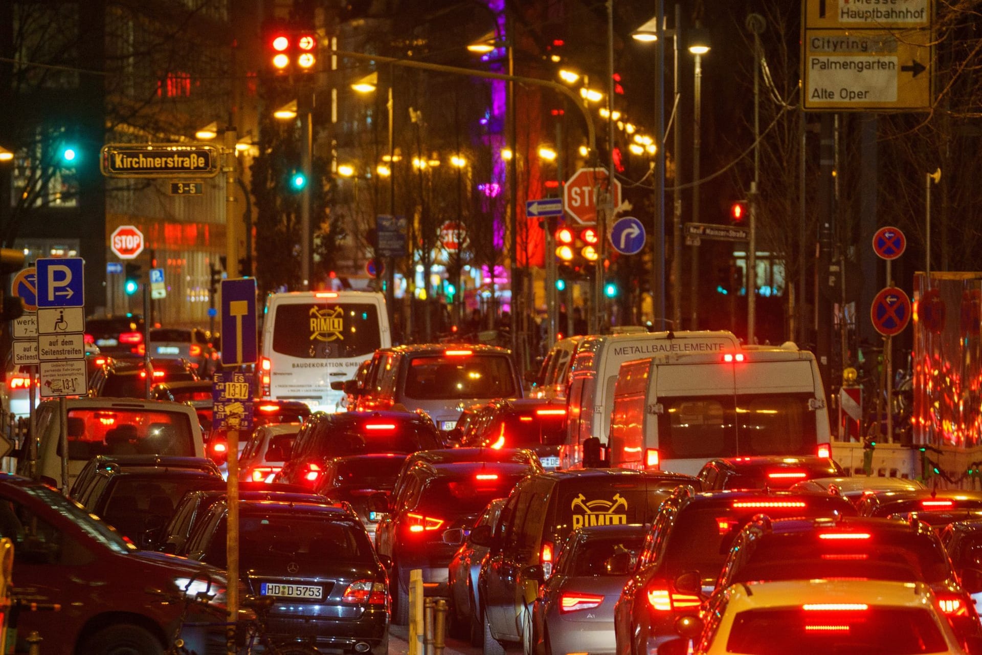 Rush Hour in der Innenstadt