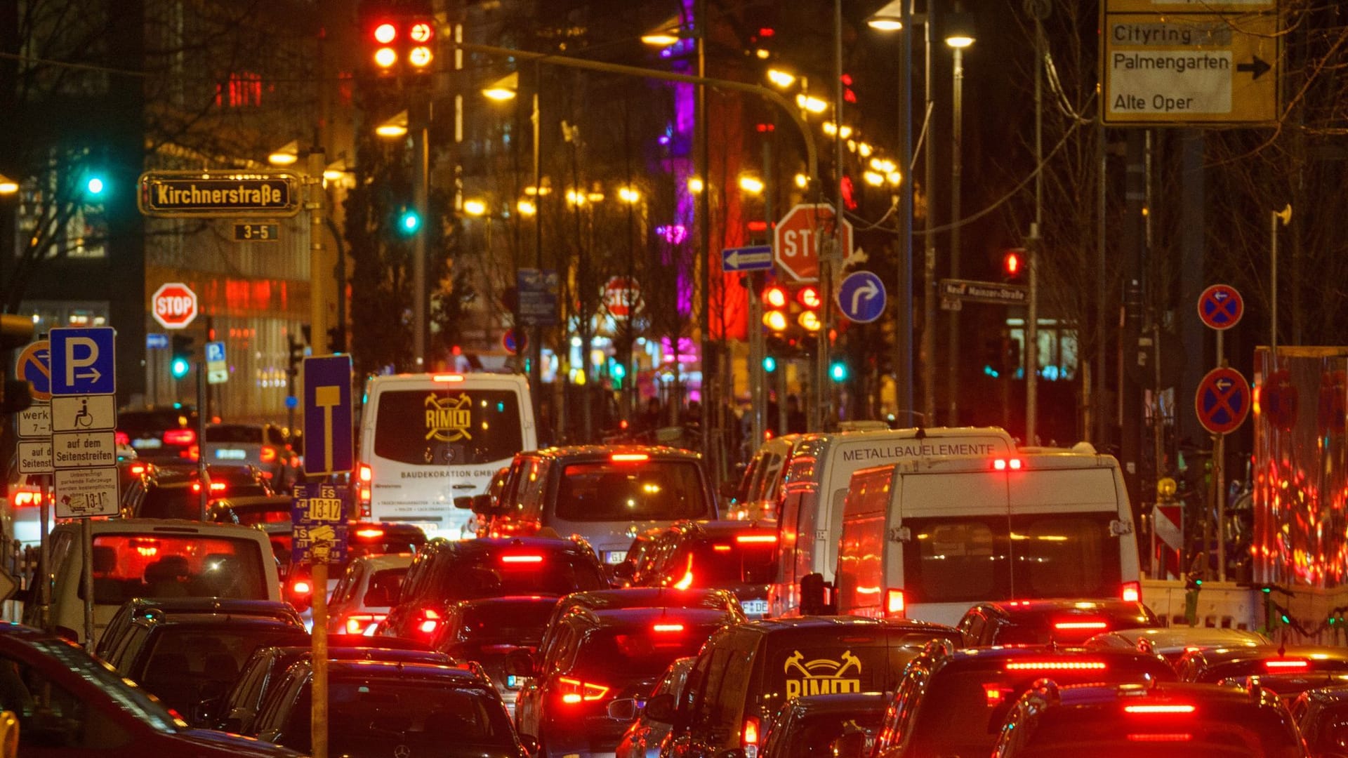 Rush Hour in der Innenstadt