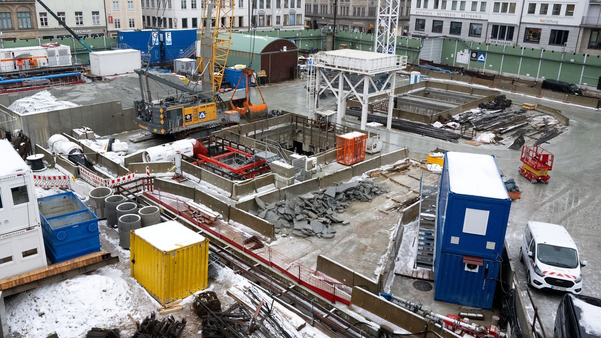 Baustelle für die zweite Stammstrecke