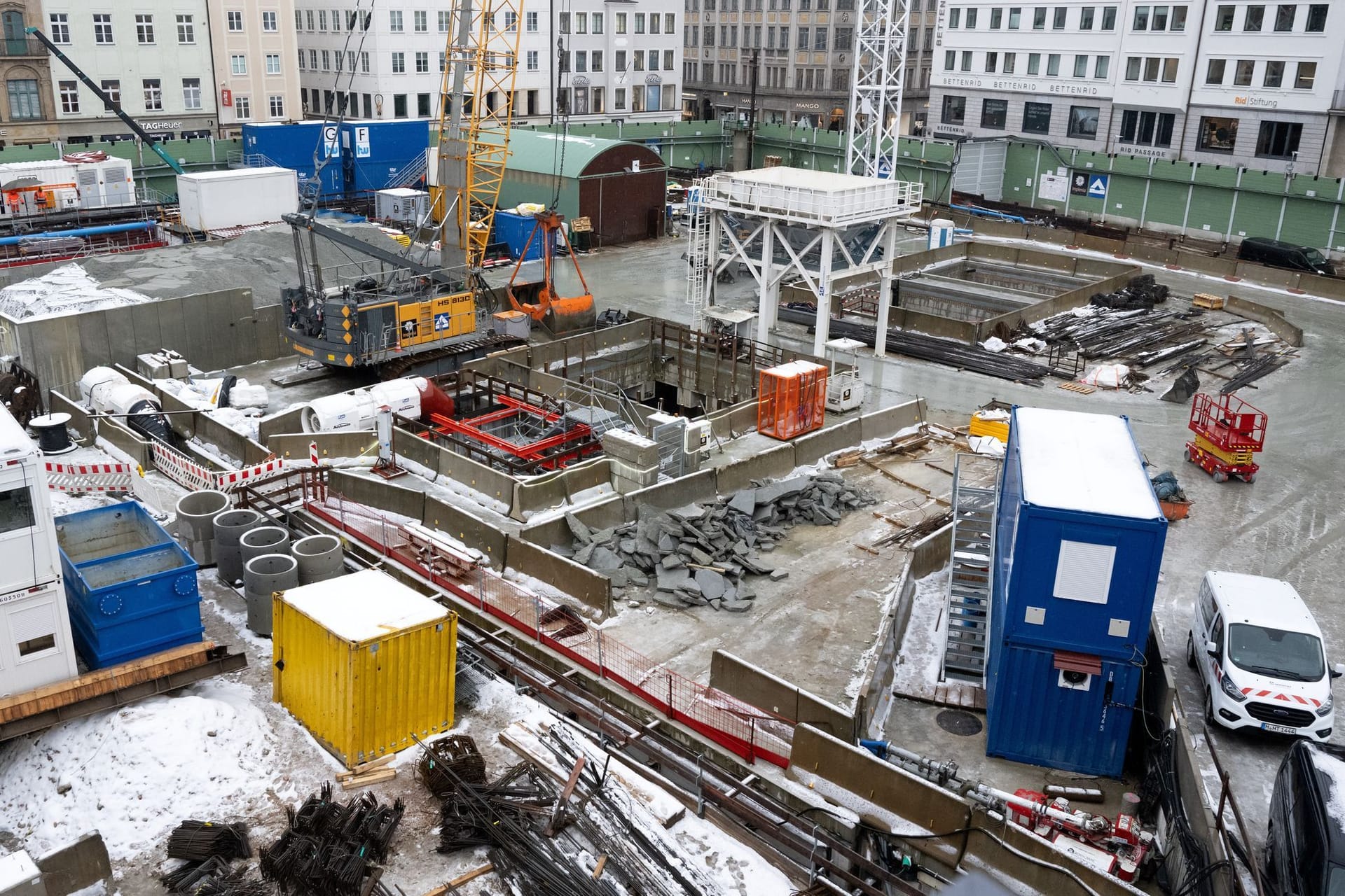 Baustelle für die zweite Stammstrecke