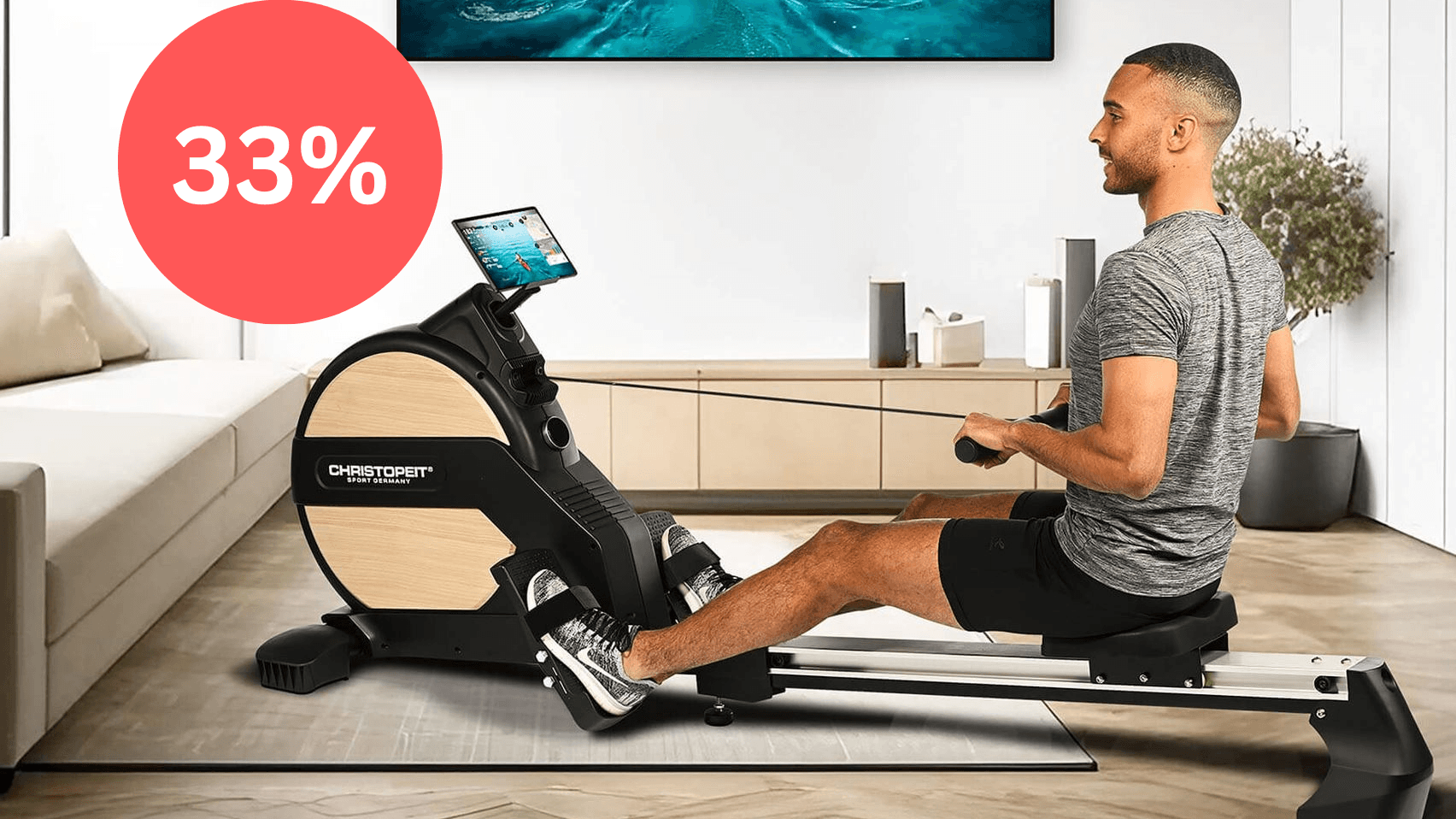 Fitnessgerät bei Lidl zum Sparpreis im Angebot: Sichern Sie sich ein Rudergerät für Ihr Fitnessstudio Zuhause.