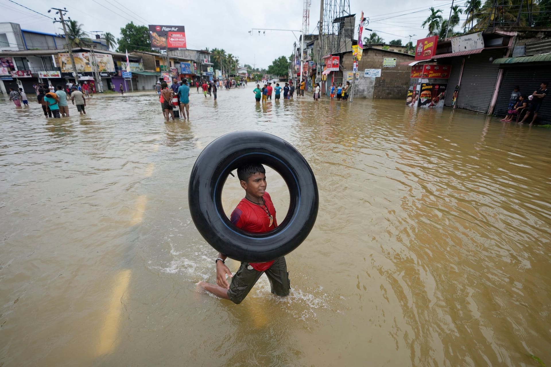 Unwetter in Sri Lanka