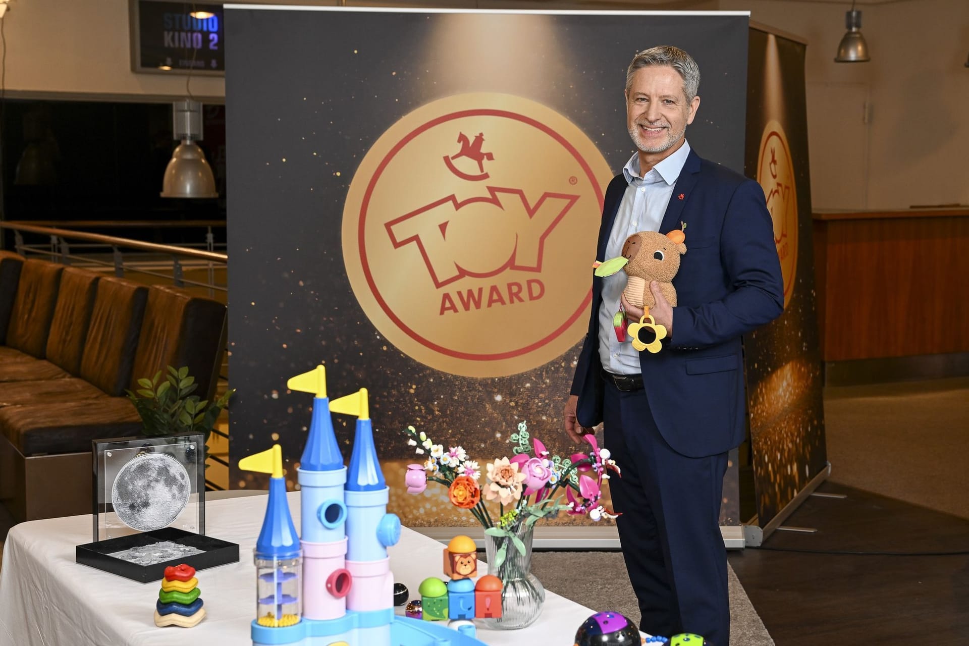 Christian Ulrich, Vorstandssprecher der Spielwarenmesse eG, vor der Pressekonferenz in Nürnberg: Während der Messe wird auch ein Branchenpreis – der "ToyAward" vergeben.