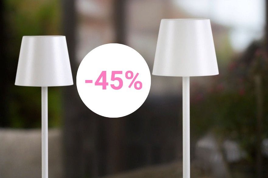 Perfekt für die dunkle Jahreszeit: Im Aldi-Onlineshop finden Sie jetzt wieder elegante Lampen im praktischen Doppelpack zum Sparpreis.