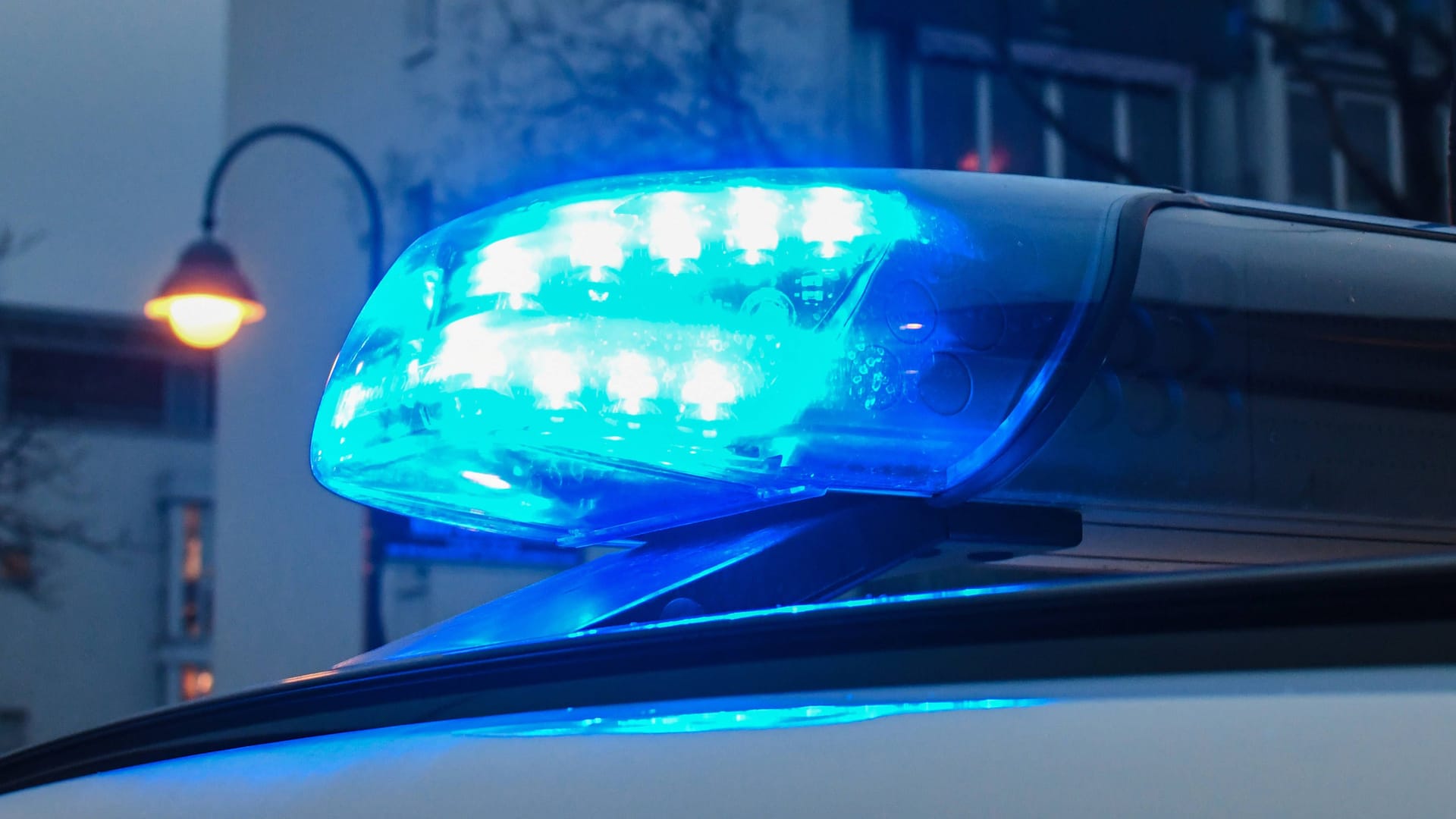 Das Blaulicht eines Streifenwagens leuchtet auf dem Autodach (Symbolbild): In Delmenhorst waren fünf Personen offenbar auf besonderer Mission.