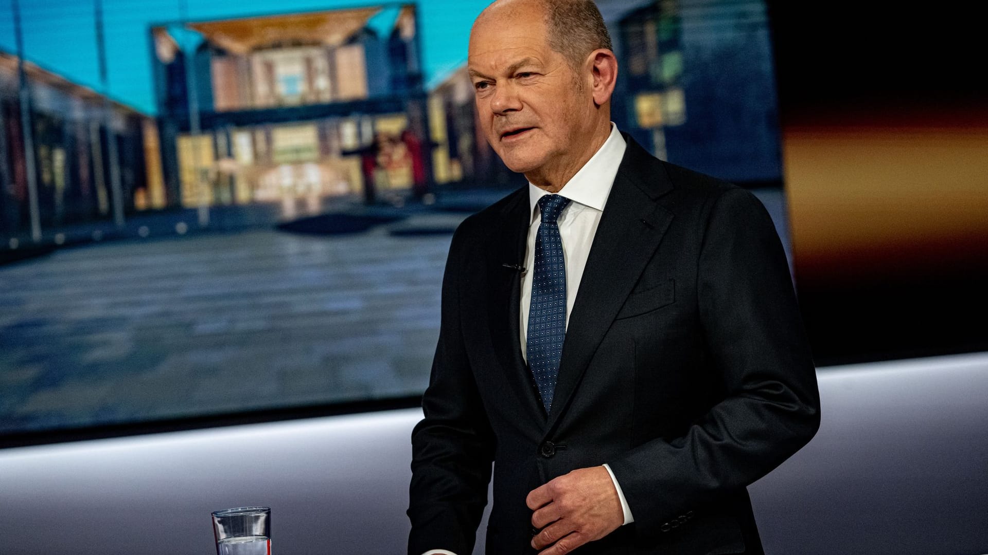 Aufzeichnung RTL Direkt mit Scholz