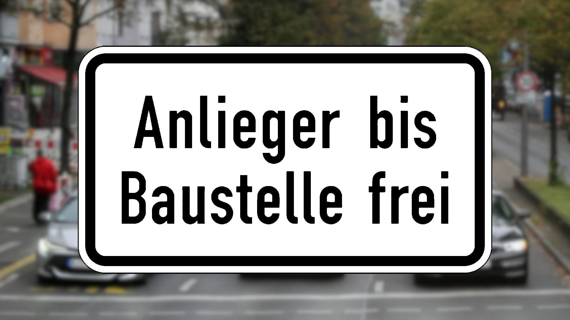 Das Schild „Anlieger frei“: Erlaubnis für Anwohner und Besucher – und eine teure Falle für Abkürzer.