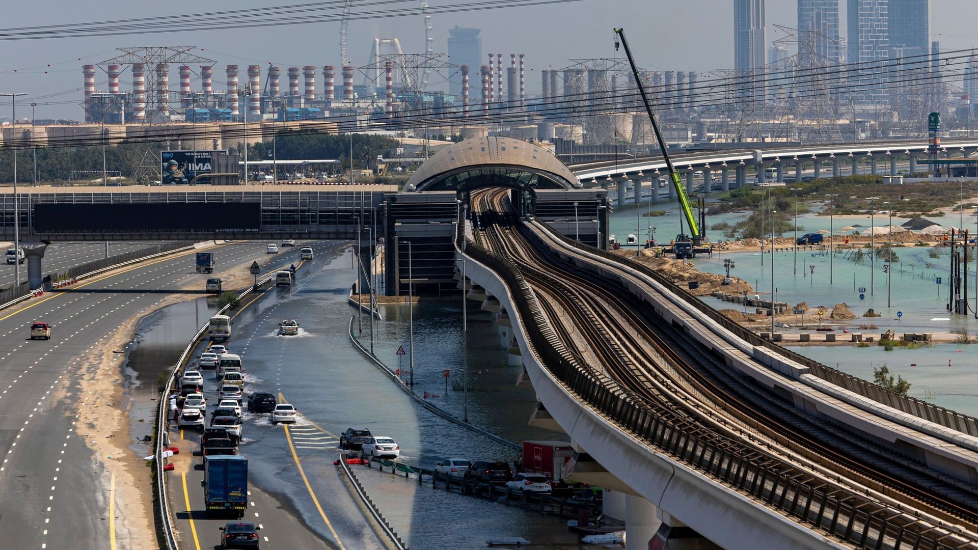 Überschwemmungen in Dubai