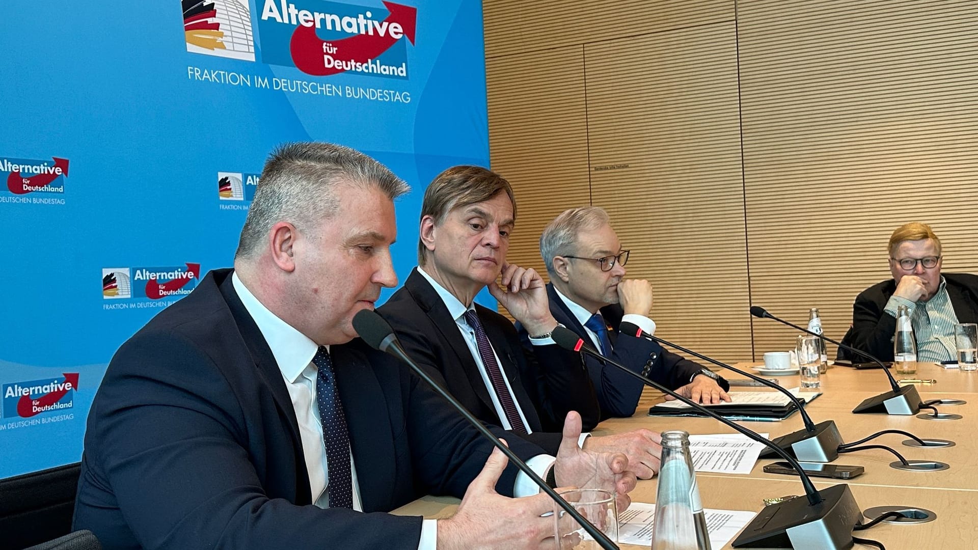 Pressekonferenz der AfD-Fraktion im Bundestag