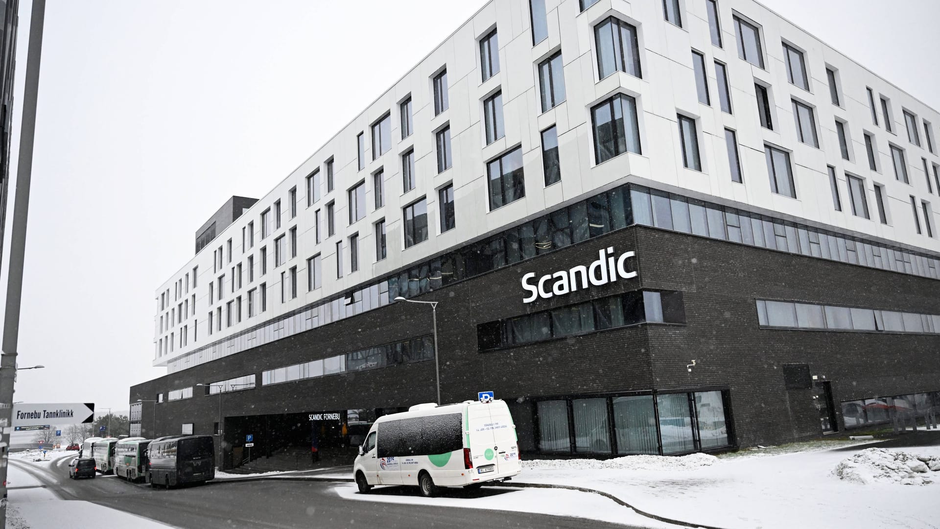 Das Scandic Fornebu: Hier nächtigen die deutschen Handballer.