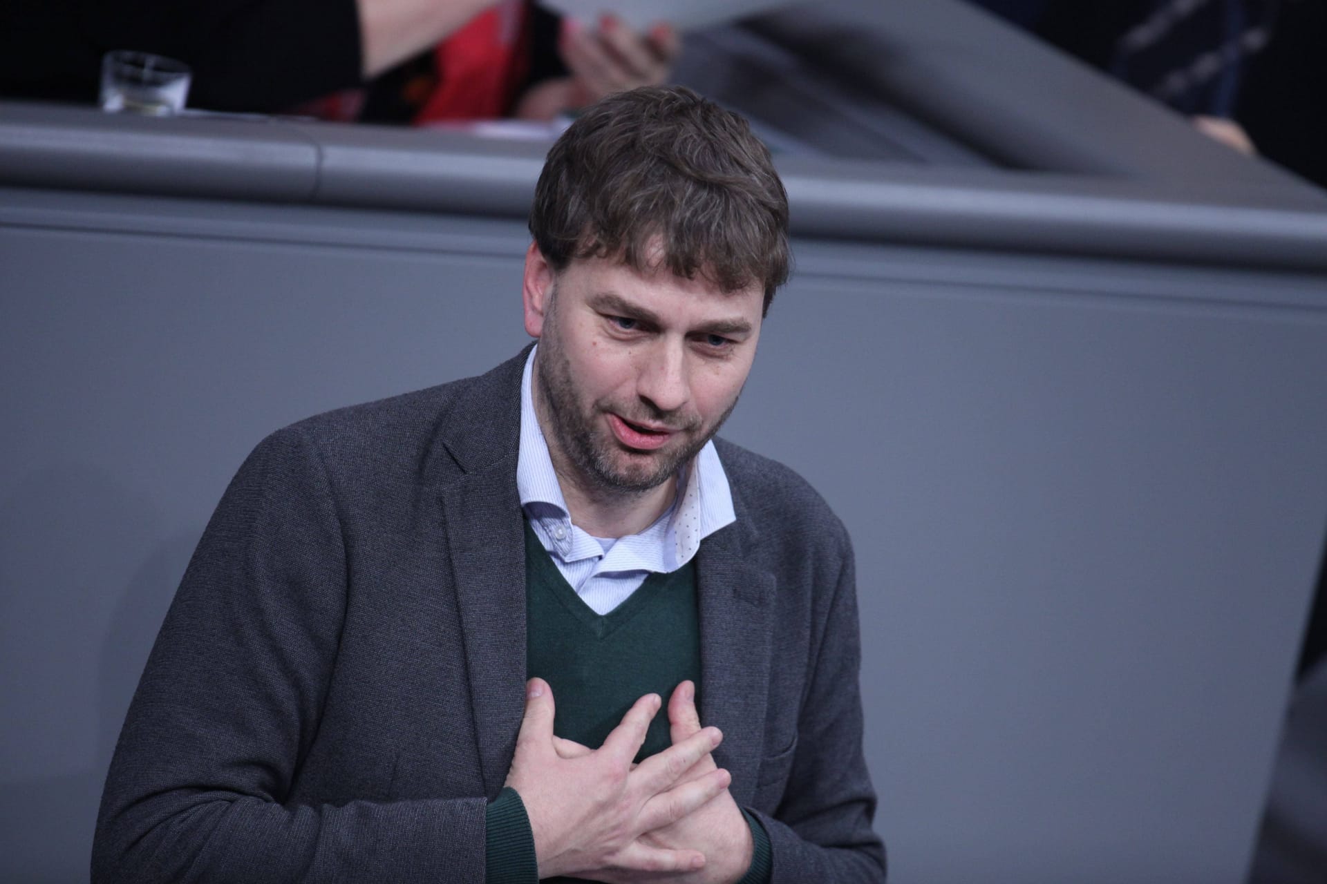 Berlin, Deutschland, 15.11.2023: Sitzungswoche im Deutschen Bundestag, 136. Sitzung Stefan Gelbhaar, Grüne