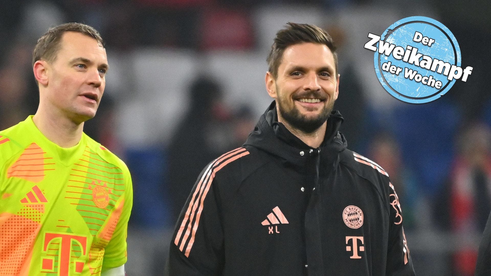 Gute Laune bei Manuel Neuer (l.) und Sven Ulreich, hier nach dem 5:0 in der Bundesliga gegen Hoffenheim. Beide sorgen in dieser Saison für viele Schlagzeilen.