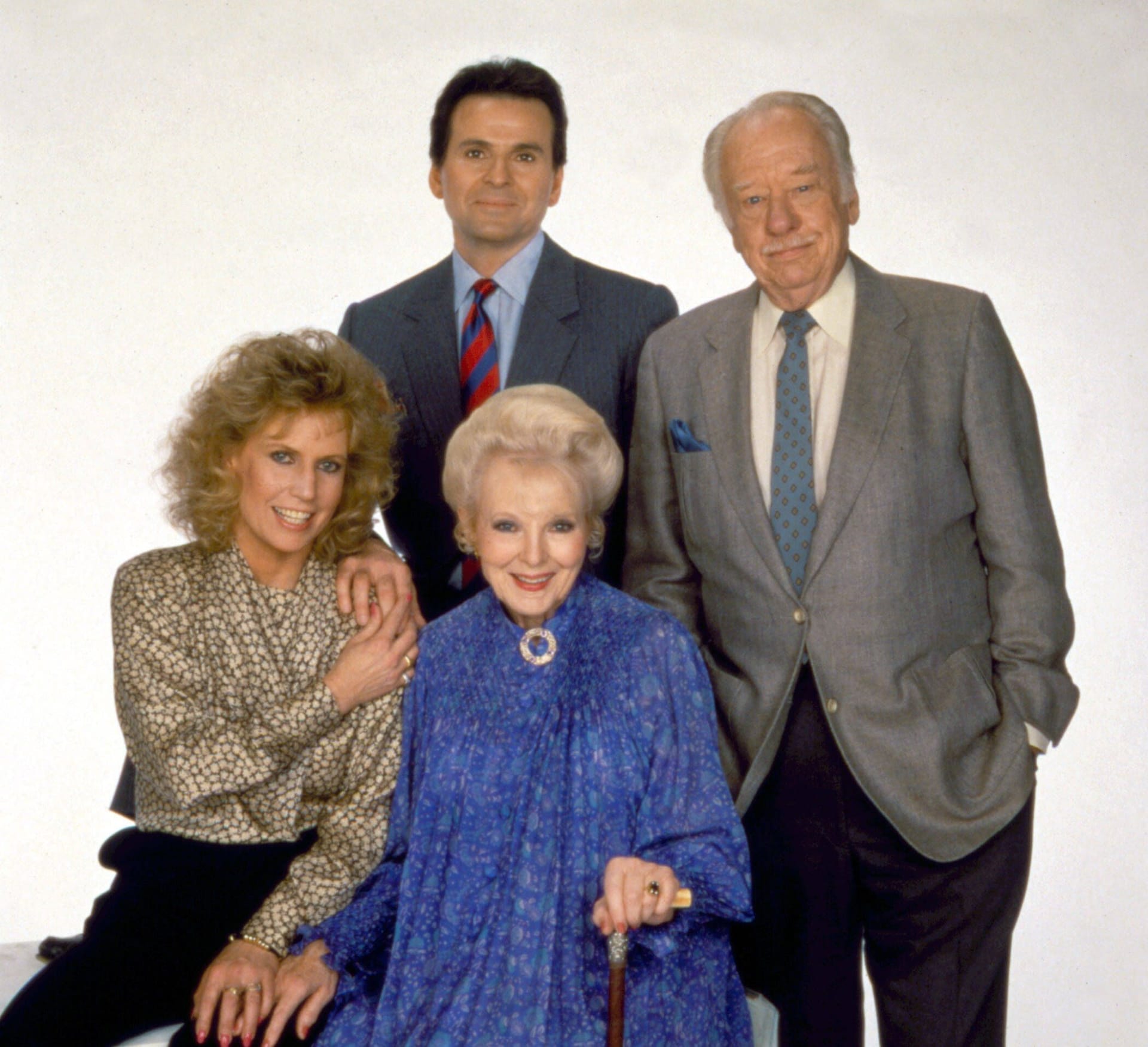 "General Hospital": David Lewis, Stuart Damon, Anna Lee und Leslie Charleson.