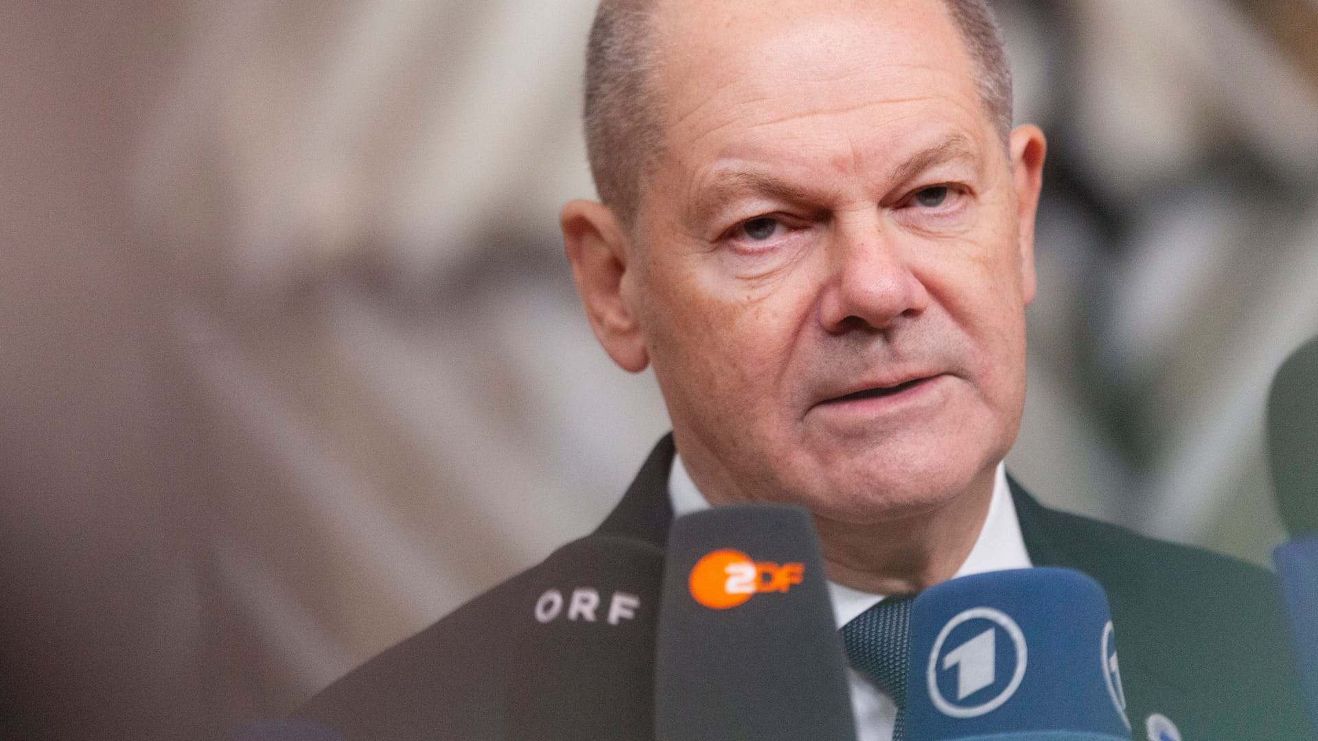 Bundeskanzler Olaf Scholz (SPD): Laut einem Medienbericht soll er Milliardenhilfen an die Ukraine blockieren.