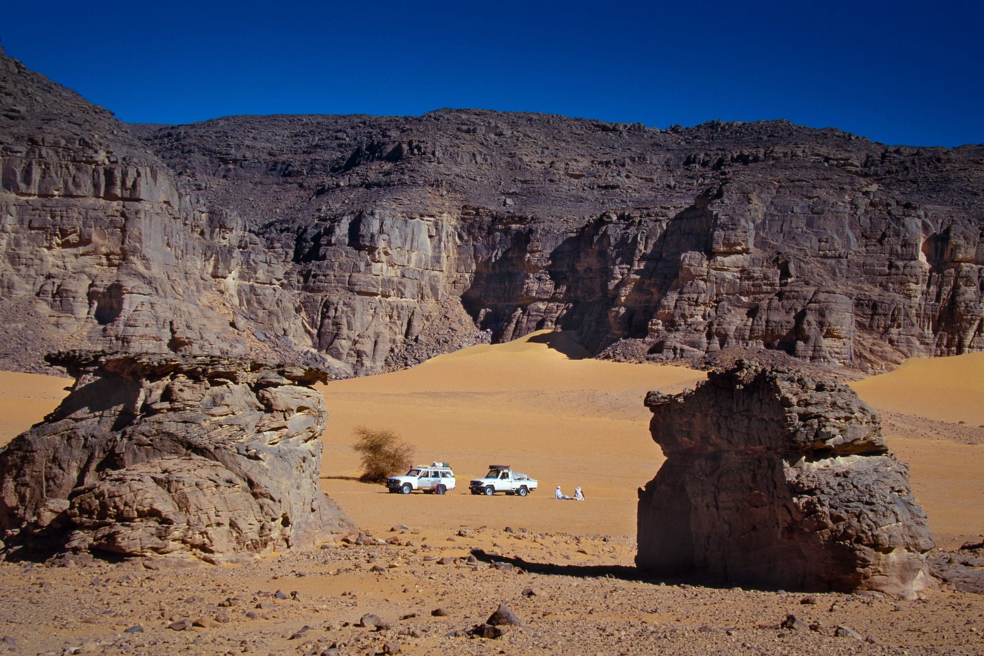 Die Sahara in Algerien (Archivbild): Hier sollen Islamisten eine Spanierin entführt haben-