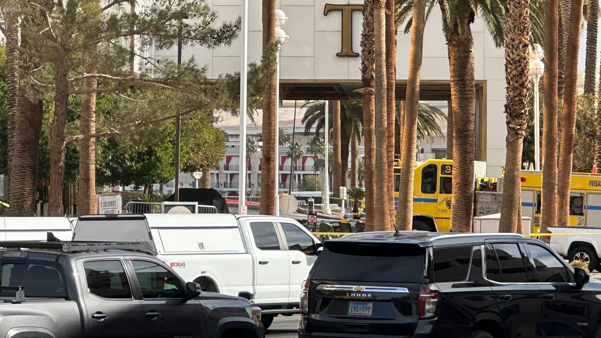 Brand vor Trump-Hotel in Las Vegas