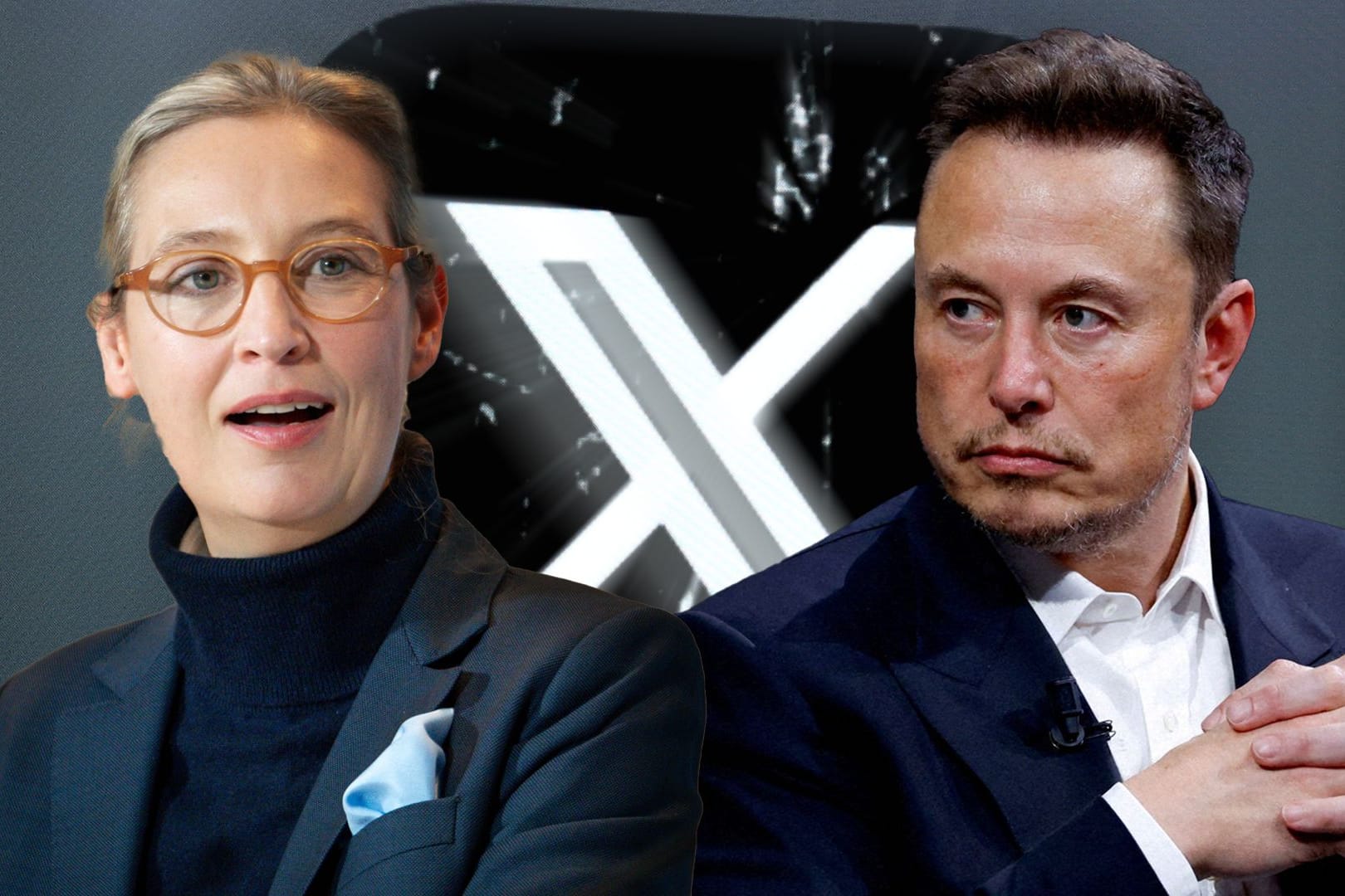 Alice Weidel und Elon Musk: 150 Beamte der EU sollen ihr Gespräch auf X verfolgen und auf mögliche Verstöße gegen EU-Recht überprüfen.