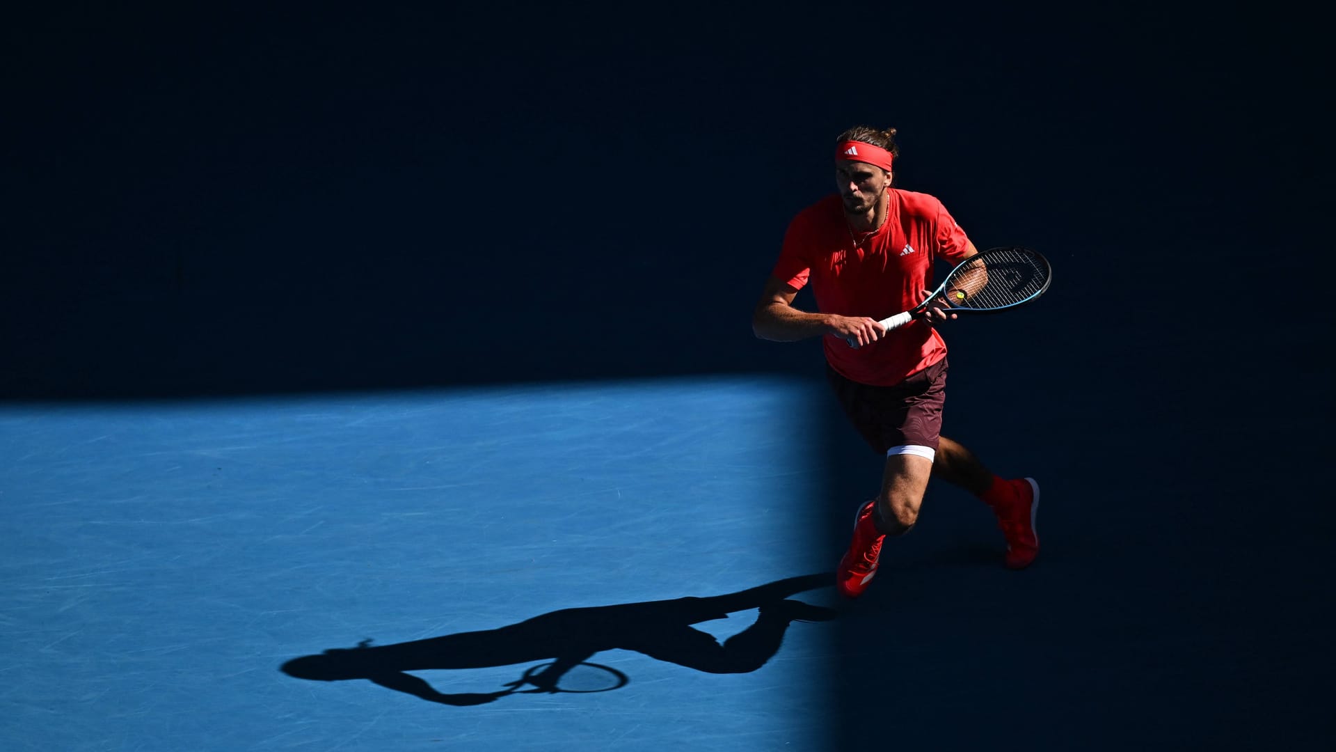 Alexander Zverev im Spiel gegen den Franzosen Ugo Humbert.