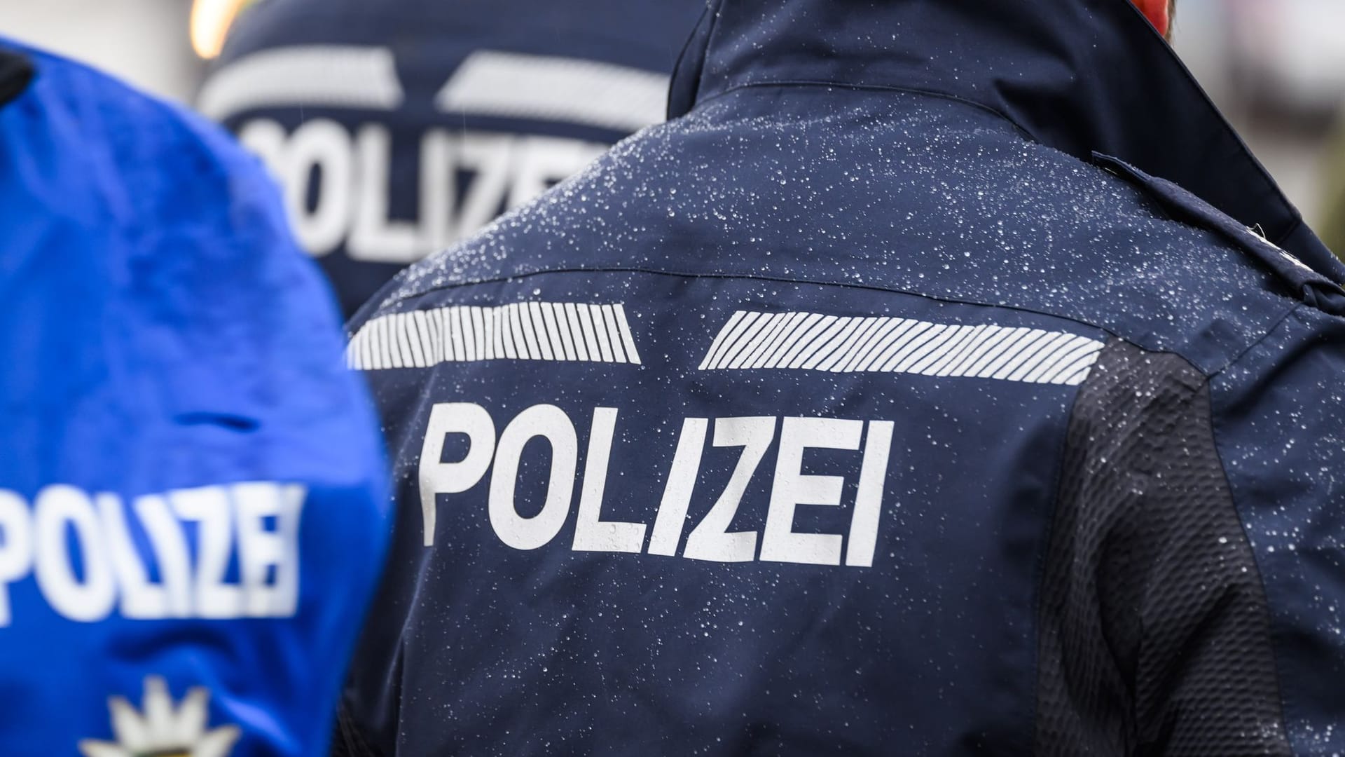 Die Polizei im Einsatz