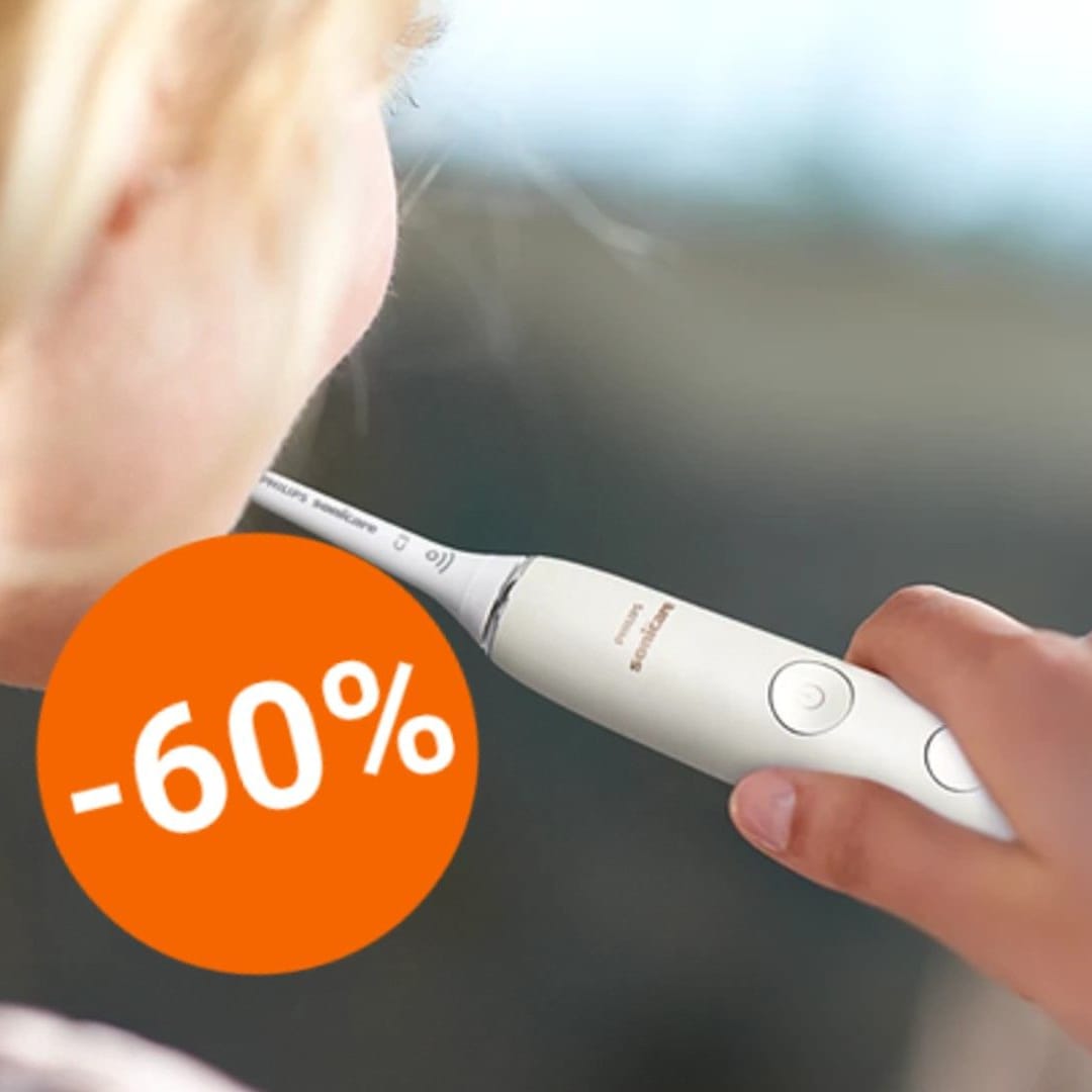 Die Sonicare DiamondClean von Philips, mit "gut" von Stiftung Warentest bewertet, ist aktuell im Doppelpack bei Amazon zum Rekordpreis erhältlich.