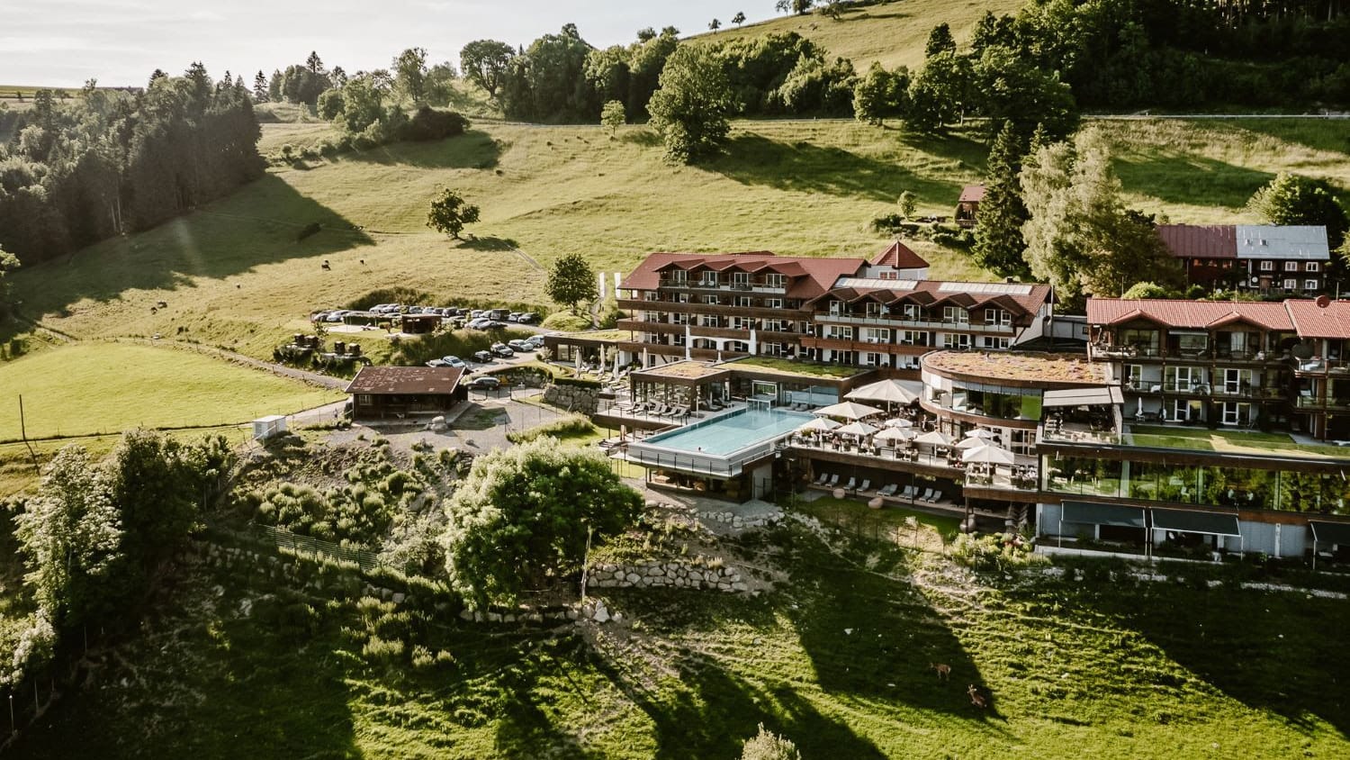 Das Vier-Sterne-Resort Bergkristall in den Allgäuer Alpen