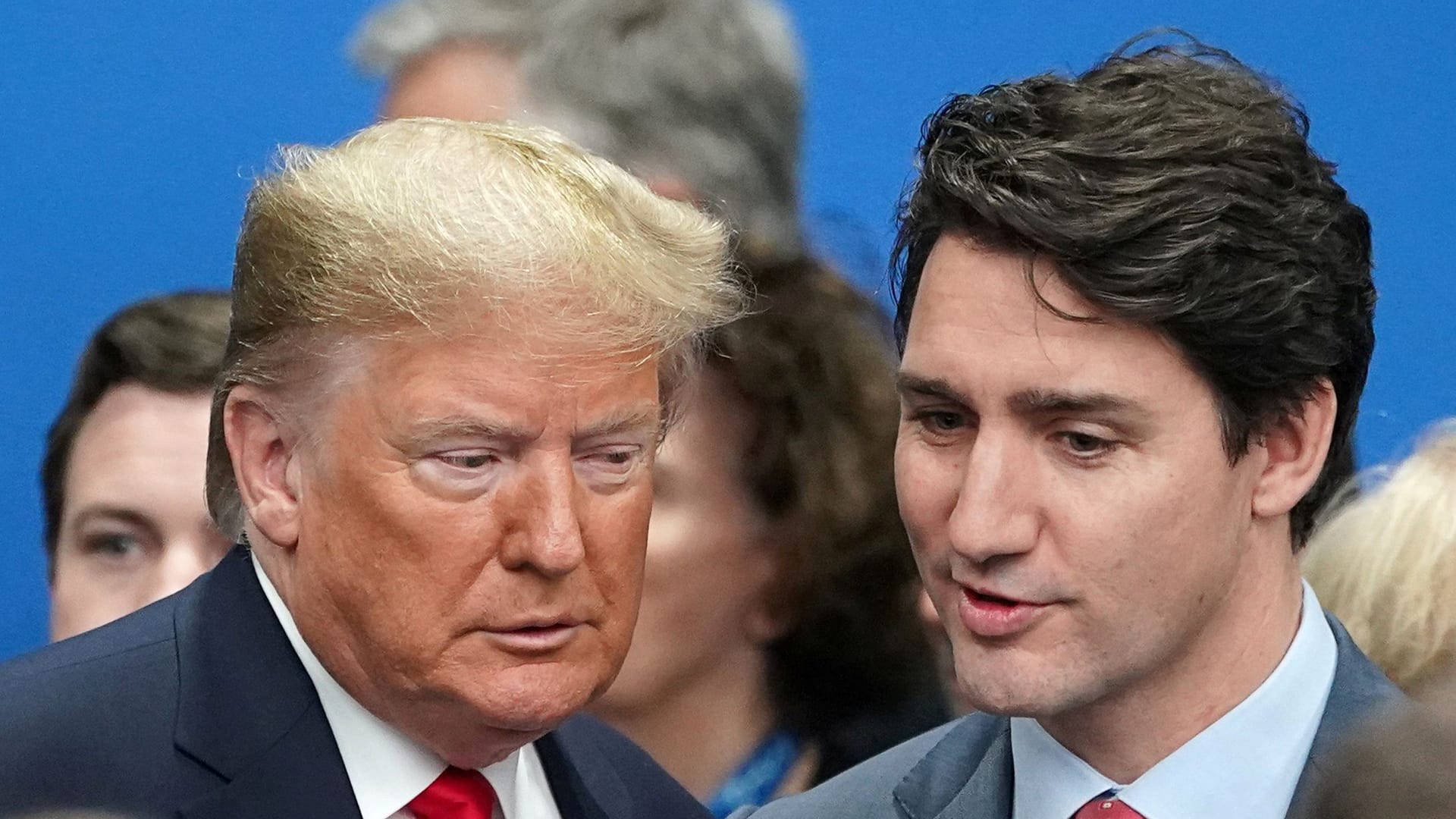 Donald Trump und Justin Trudeau beim Nato-Treffen im Jahr 2019: Zwei alte Bekannte.