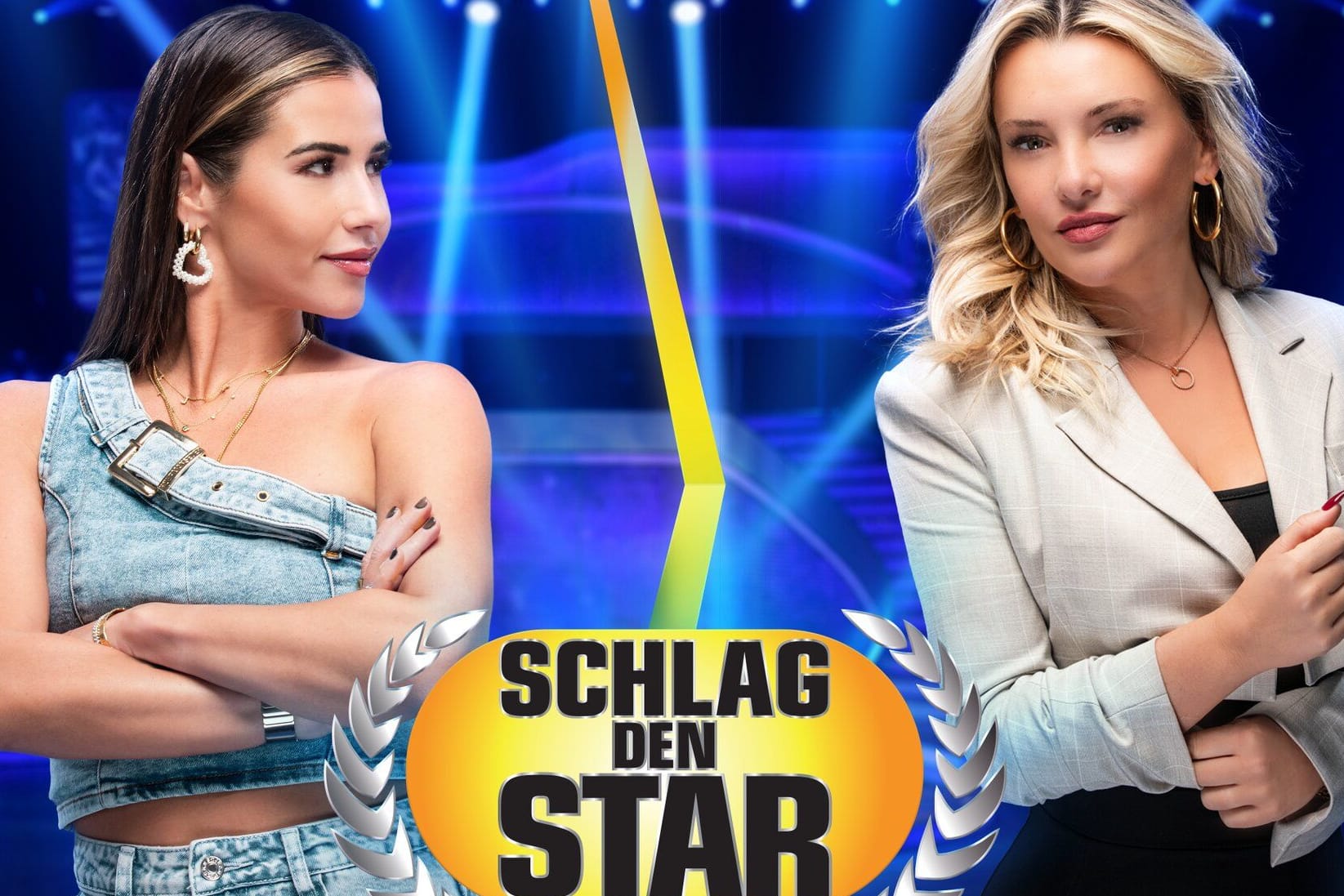 Sarah Engels und Evelyn Burdecki treten bei Schlag den Star an.