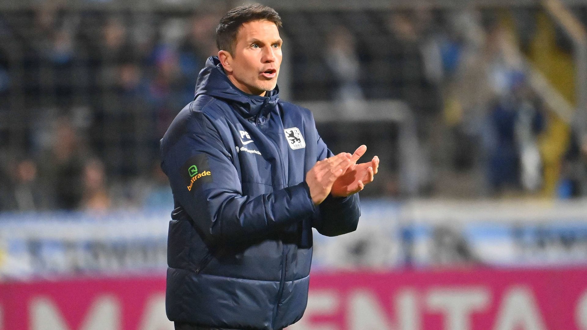 Patrick Glöckner: Der Trainer von 1860 München geht mit Zuversicht ins Spiel gegen Arminia Bielefeld.