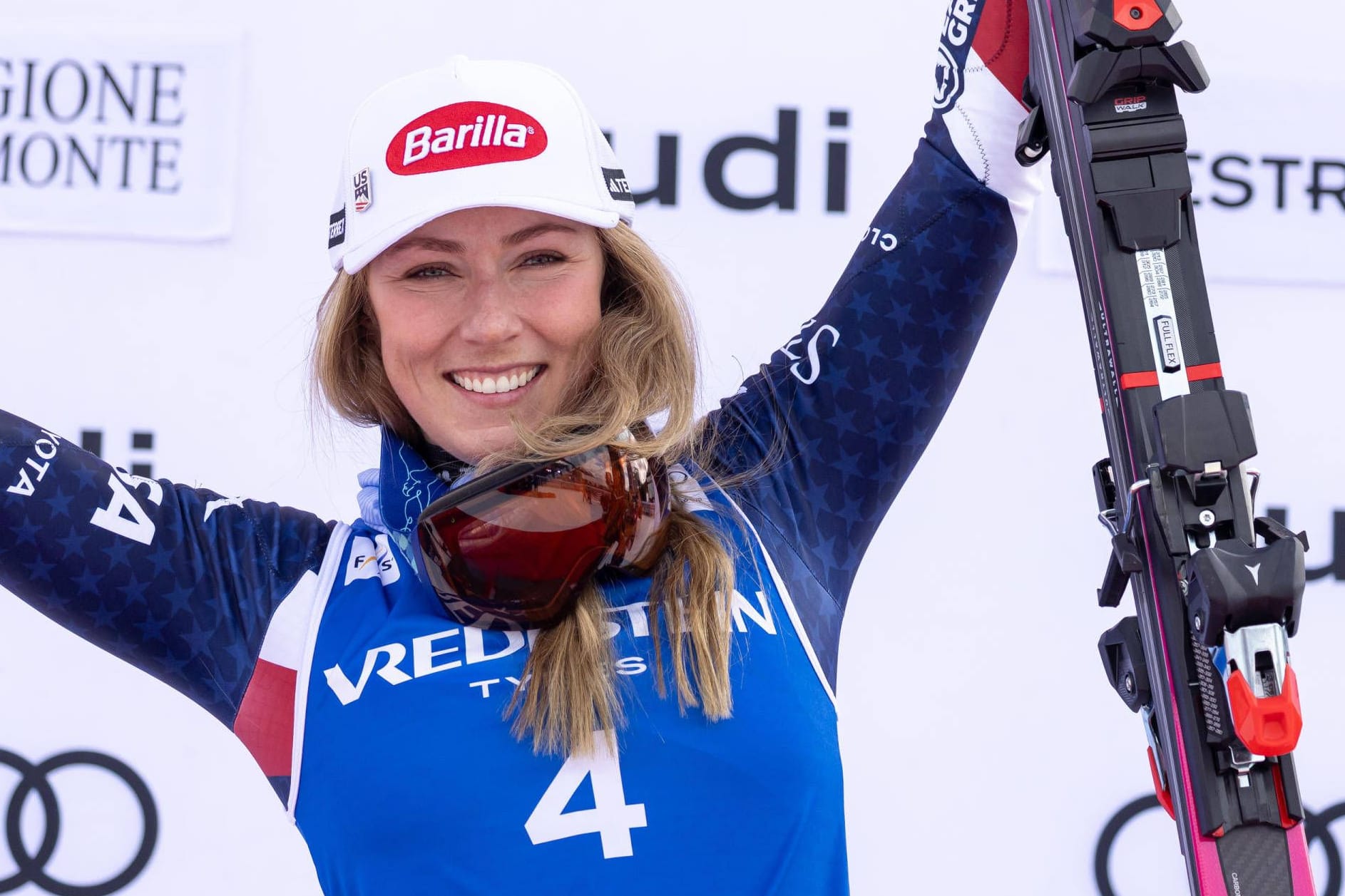 Mikaela Shiffrin: Sie verletzte sich vor wenigen Monaten bei einem Sturz schwer.