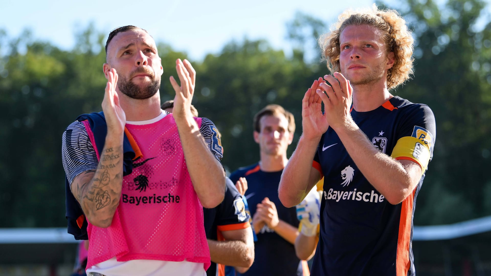 Patrick Hobsch (l.) und Jesper Verlaat (r.): Beide spielen seit dieser Saison zusammen für die "Löwen".