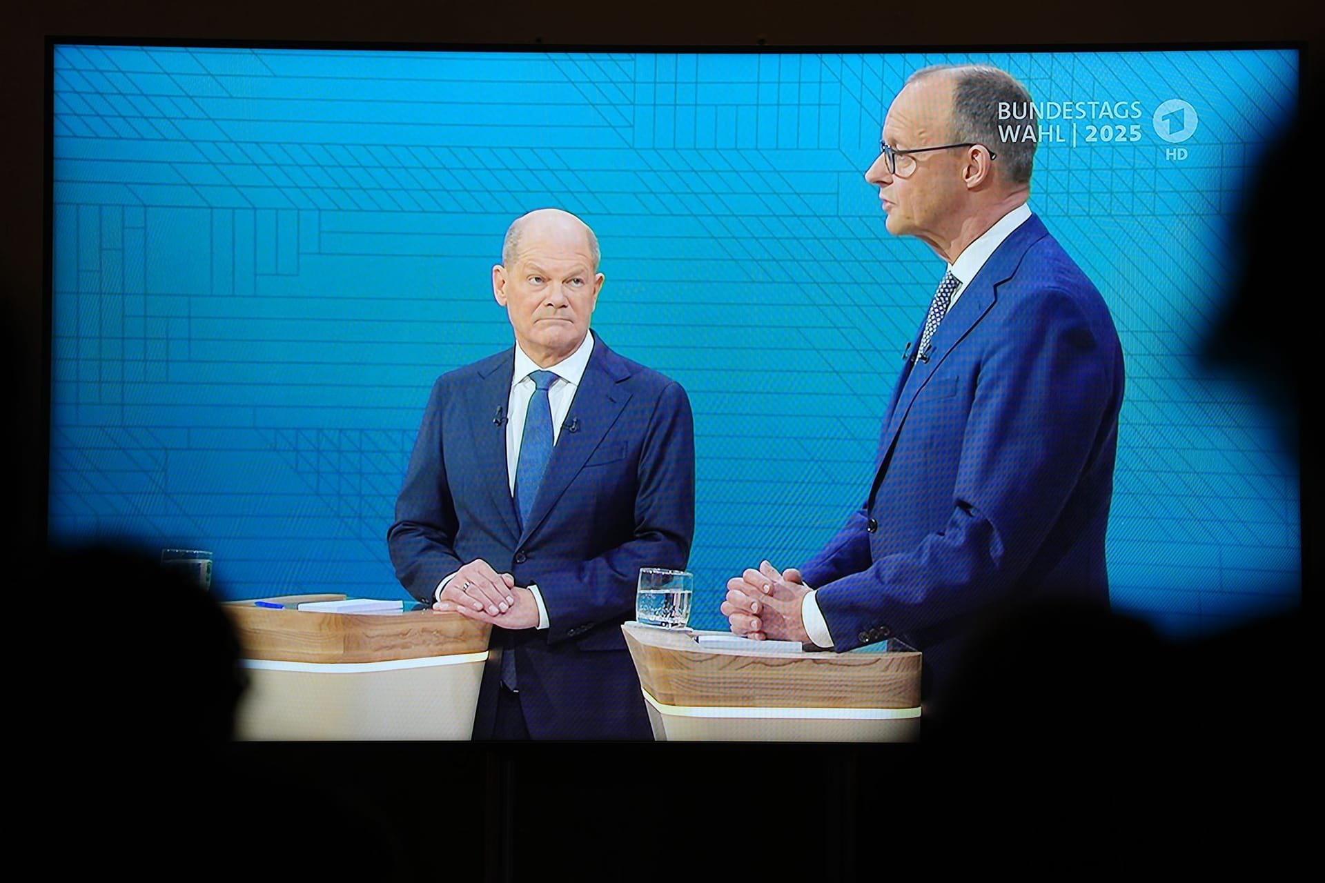 Scholz und Merz im TV-Duell