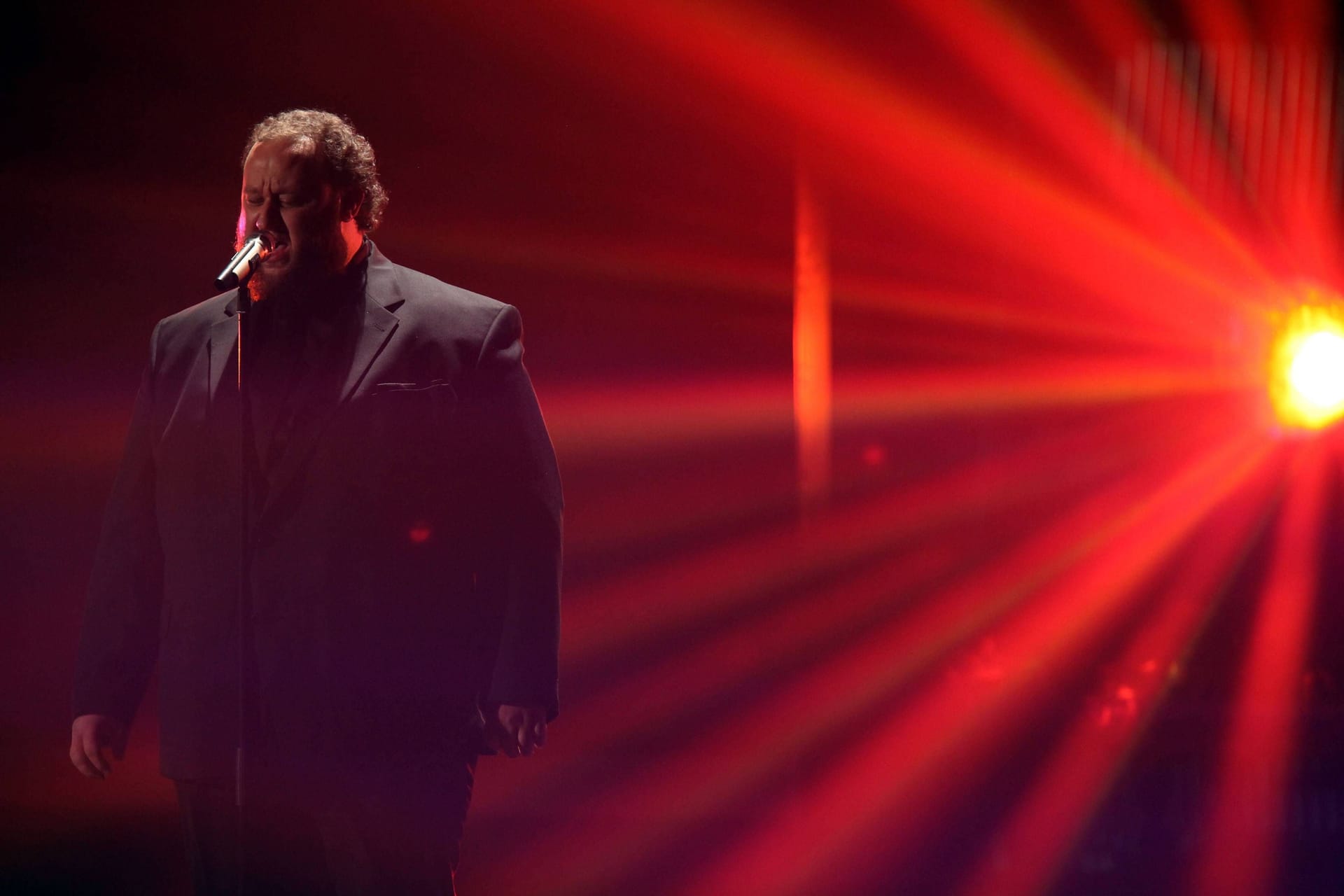 Michael Holderbusch 2010 bei seinem Auftritt im Finale der RTL-Show "Das Supertalent".