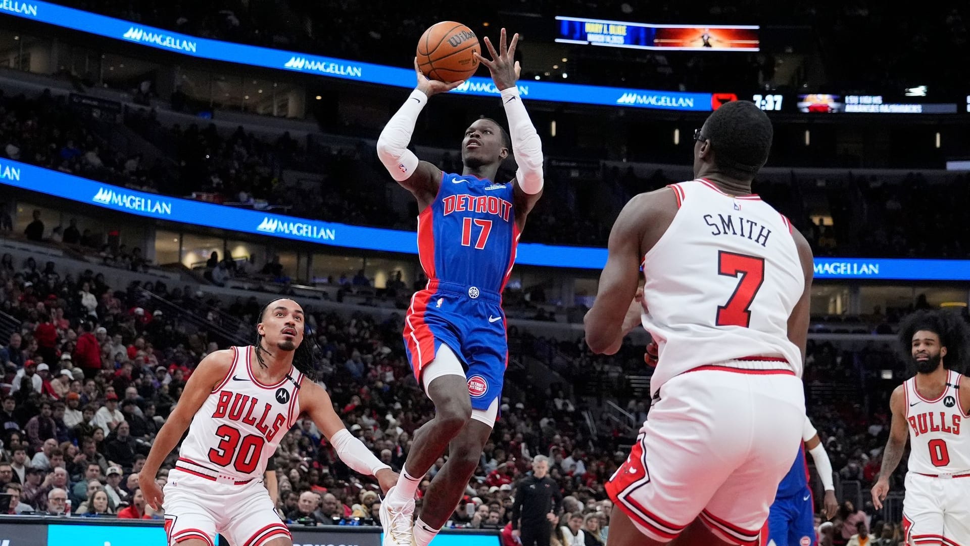 Dennis Schröder im Trikot der Detroit Pistons: Der Braunschweiger möchte eines Tages in seine Heimatstadt zurückkehren.