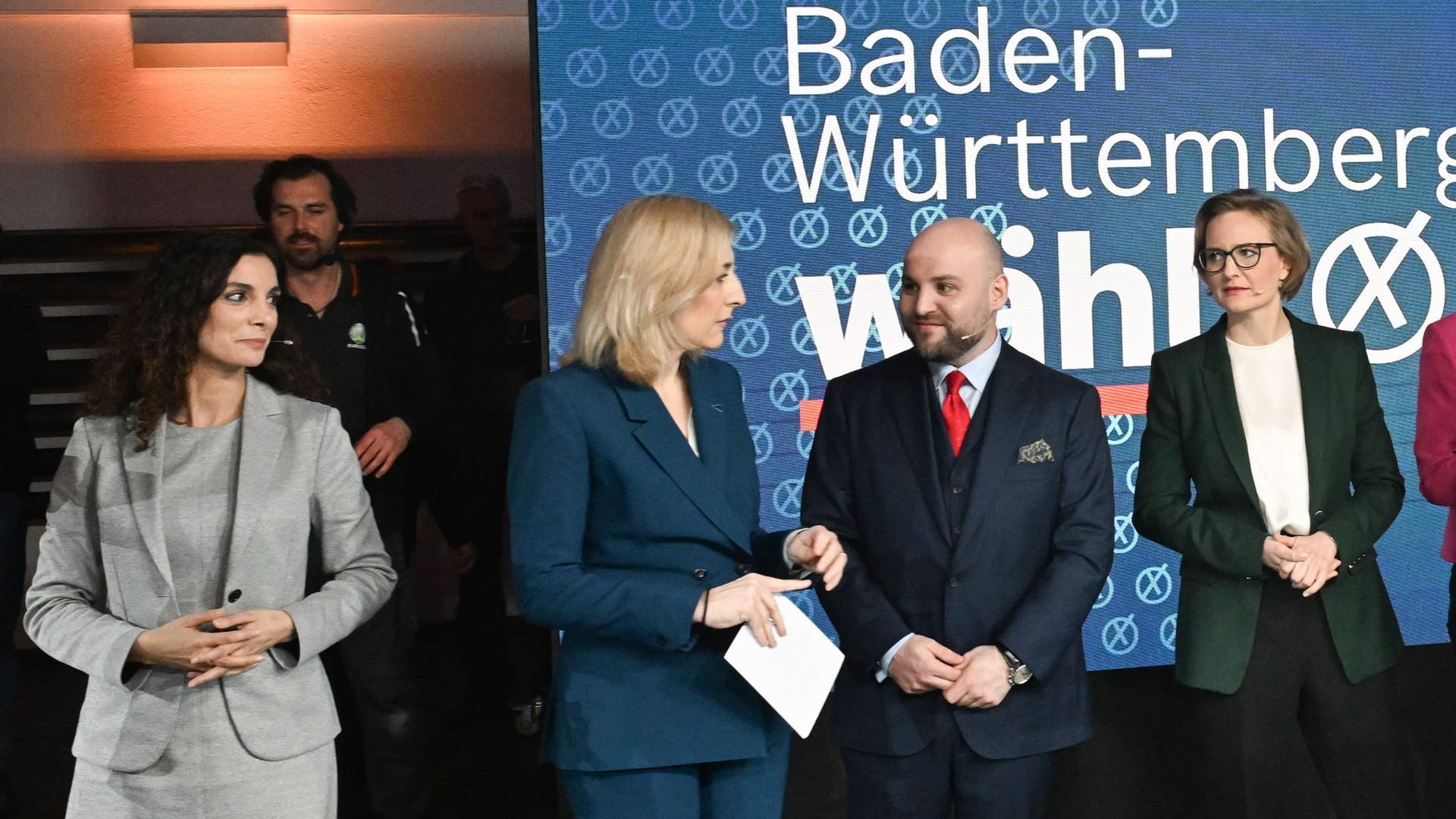 SWR "Wahlarena" mit baden-württembergischen Spitzenkandidaten