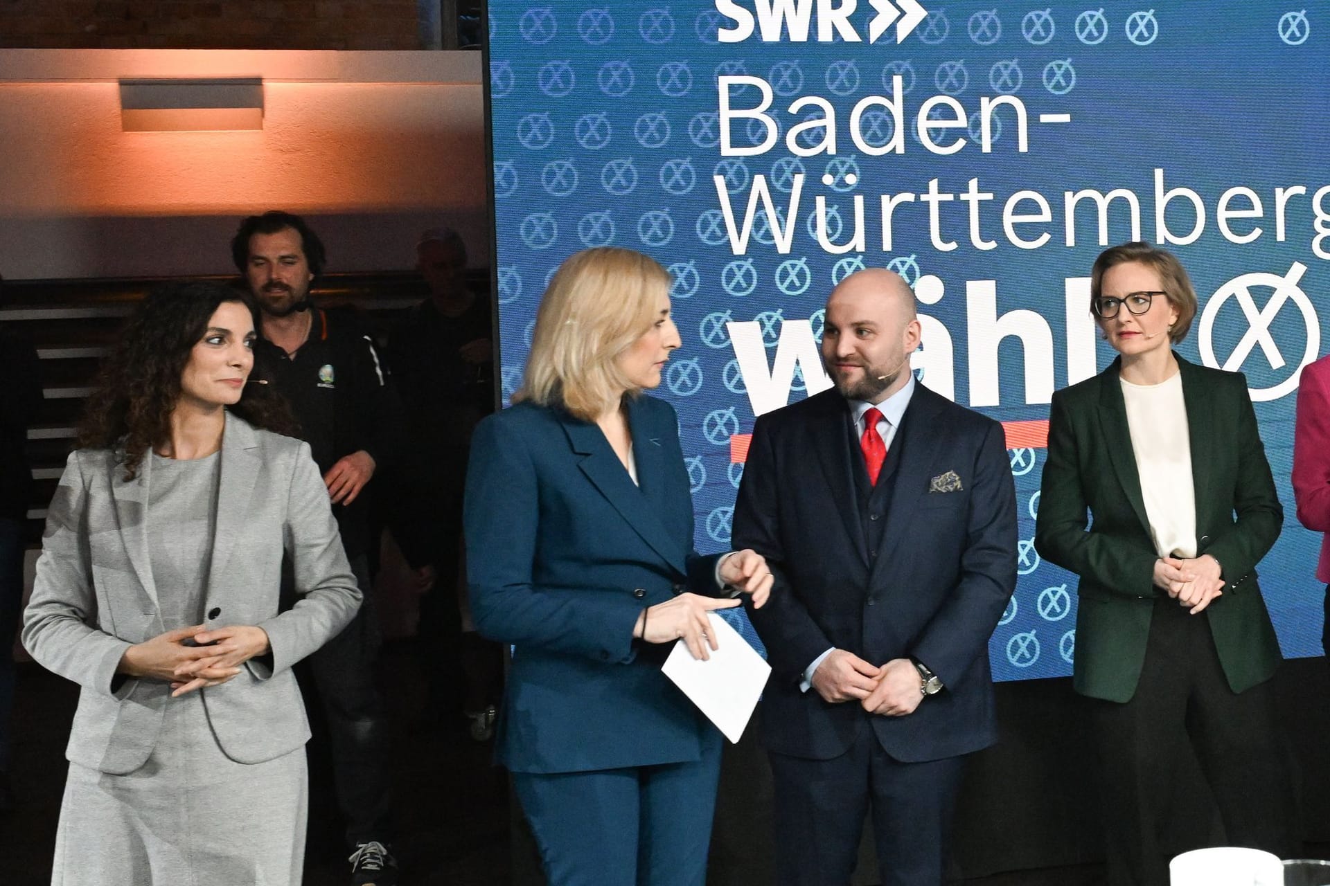 SWR "Wahlarena" mit baden-württembergischen Spitzenkandidaten