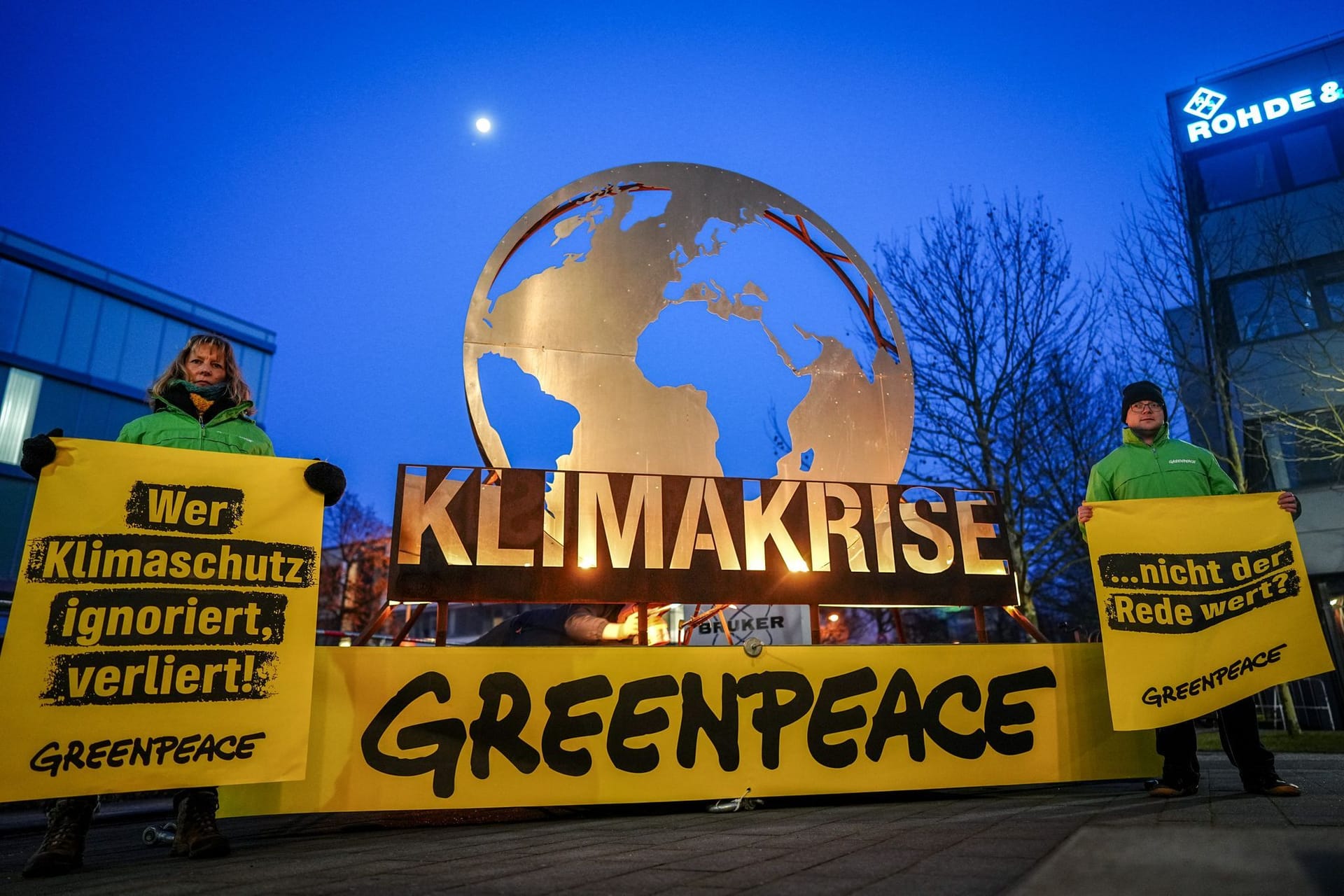 Aktion von Greenpeace