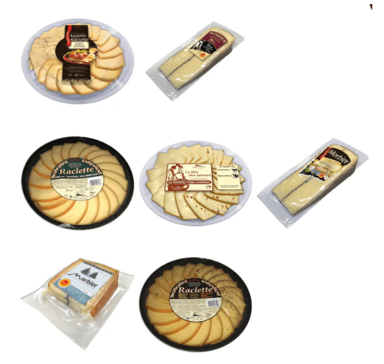 Eine Auswahl der betroffenen Käseprodukte von Perrin: Wo genau der Käse verkauft worden ist, gibt der Hersteller nicht an.