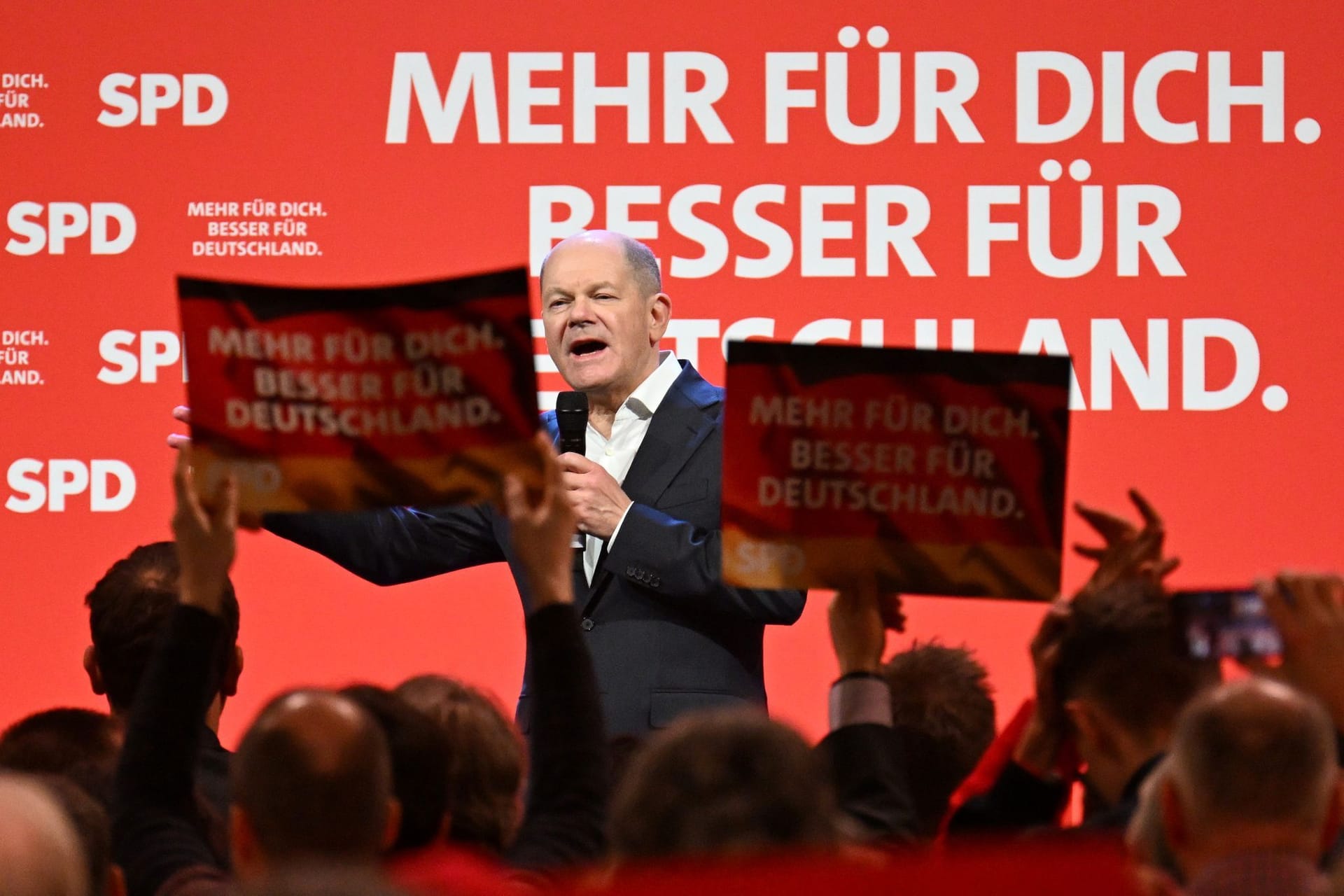 Wahlkampfabschluss der SPD in Dortmund