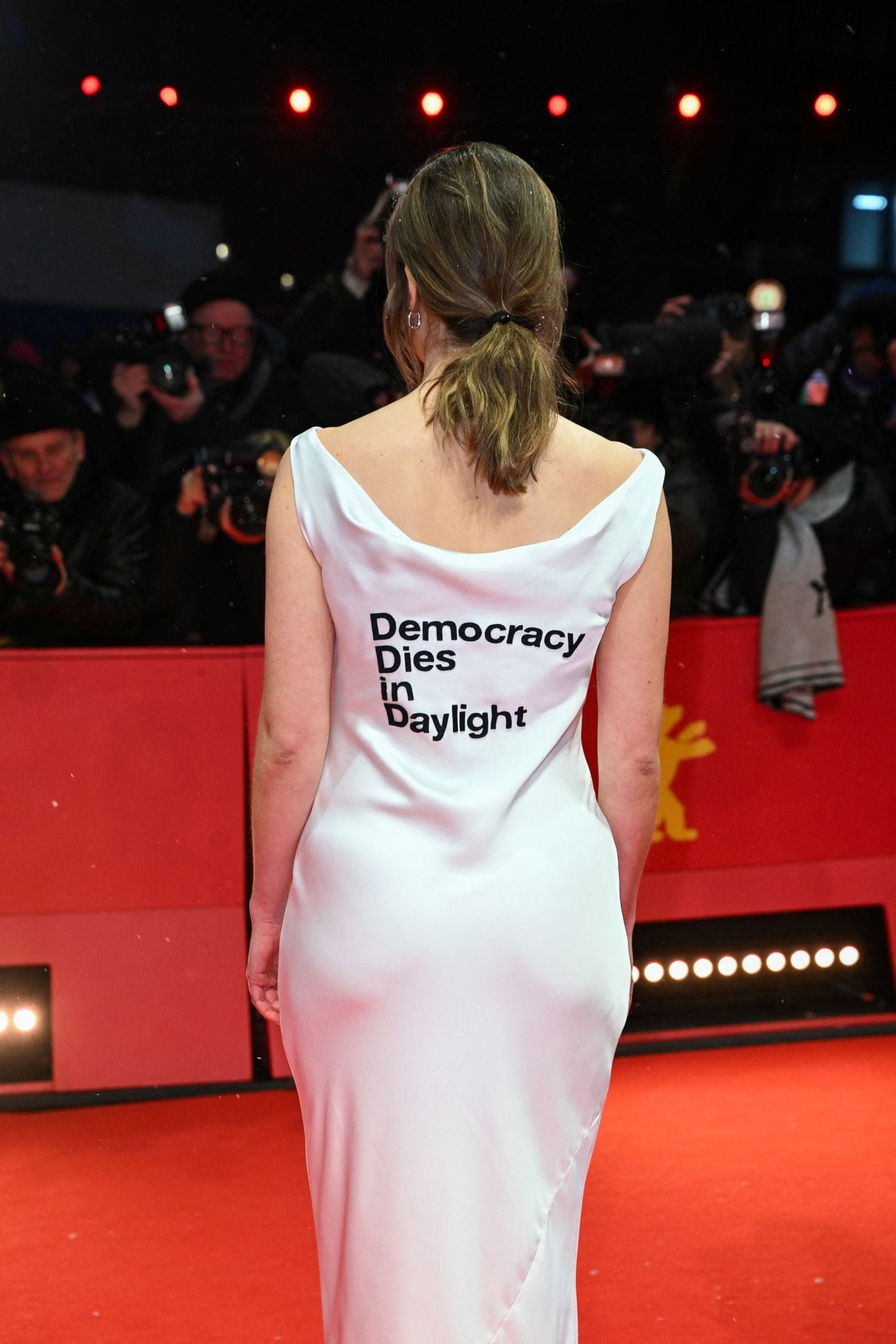 Luisa Neubauer erschien bei der Berlinale 2025.