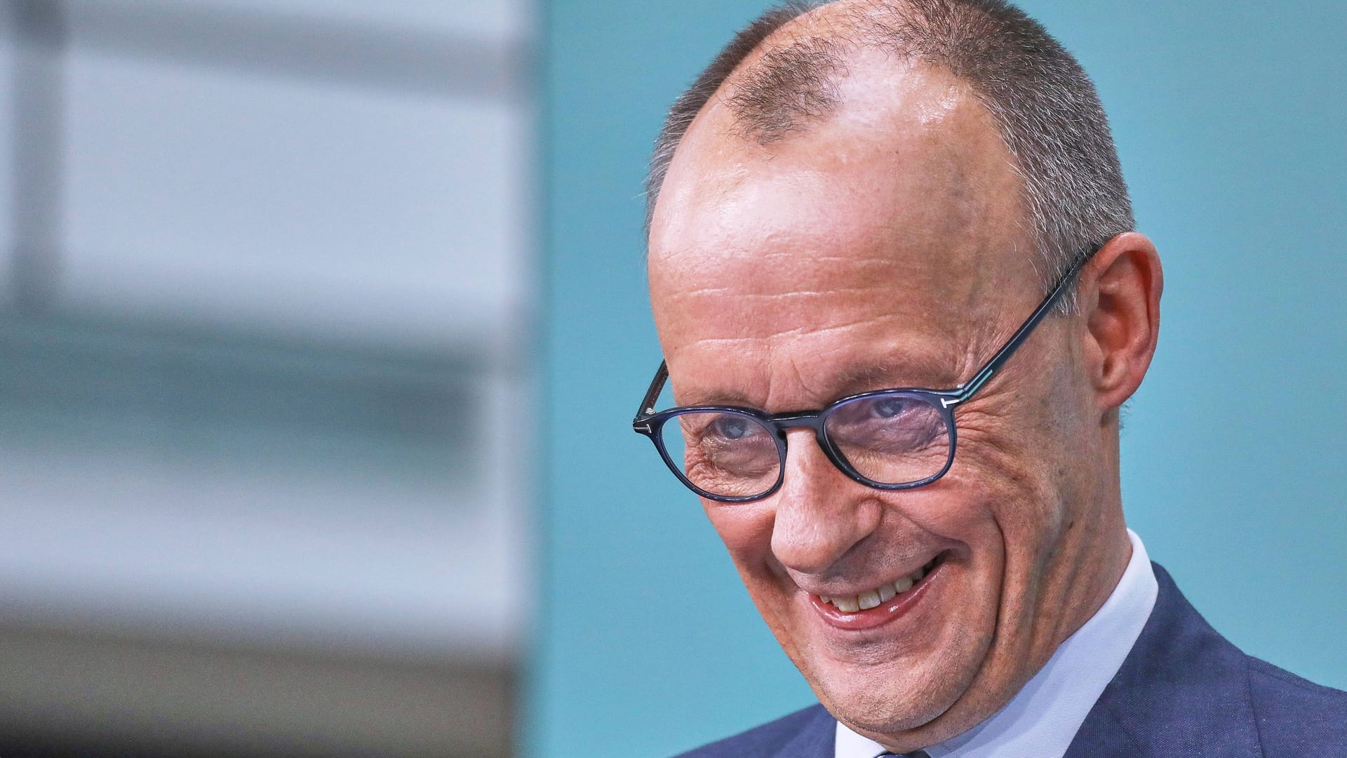 Friedrich Merz: Freudige Stimmung beim Bald-Kanzler.