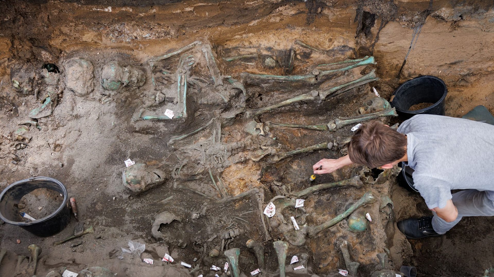 Pestfriedhof aus dem 17. Jahrhundert in Nürnberg