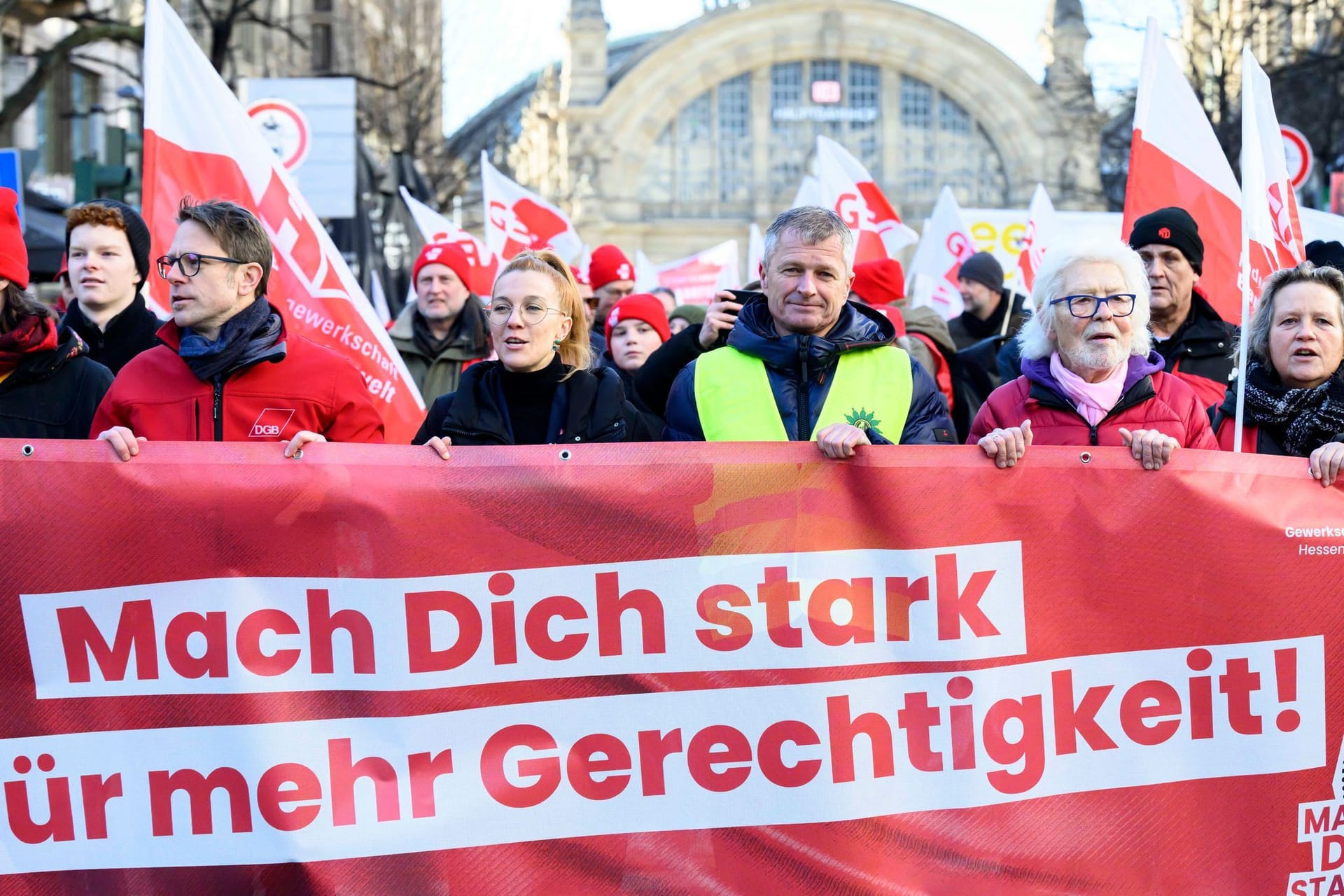 Demonstration zur Migrationspolitik - Frankfurt