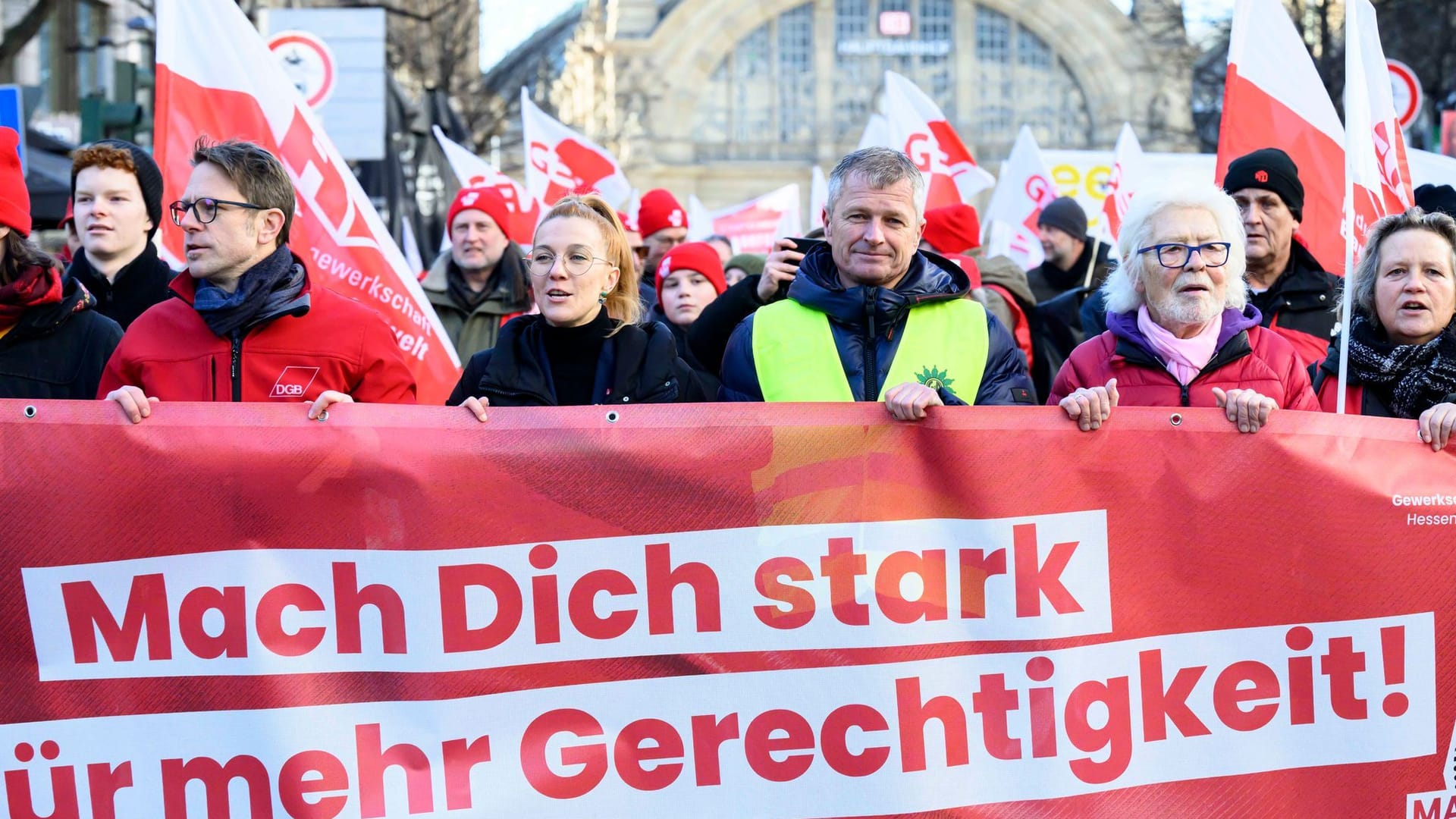 Demonstration zur Migrationspolitik - Frankfurt