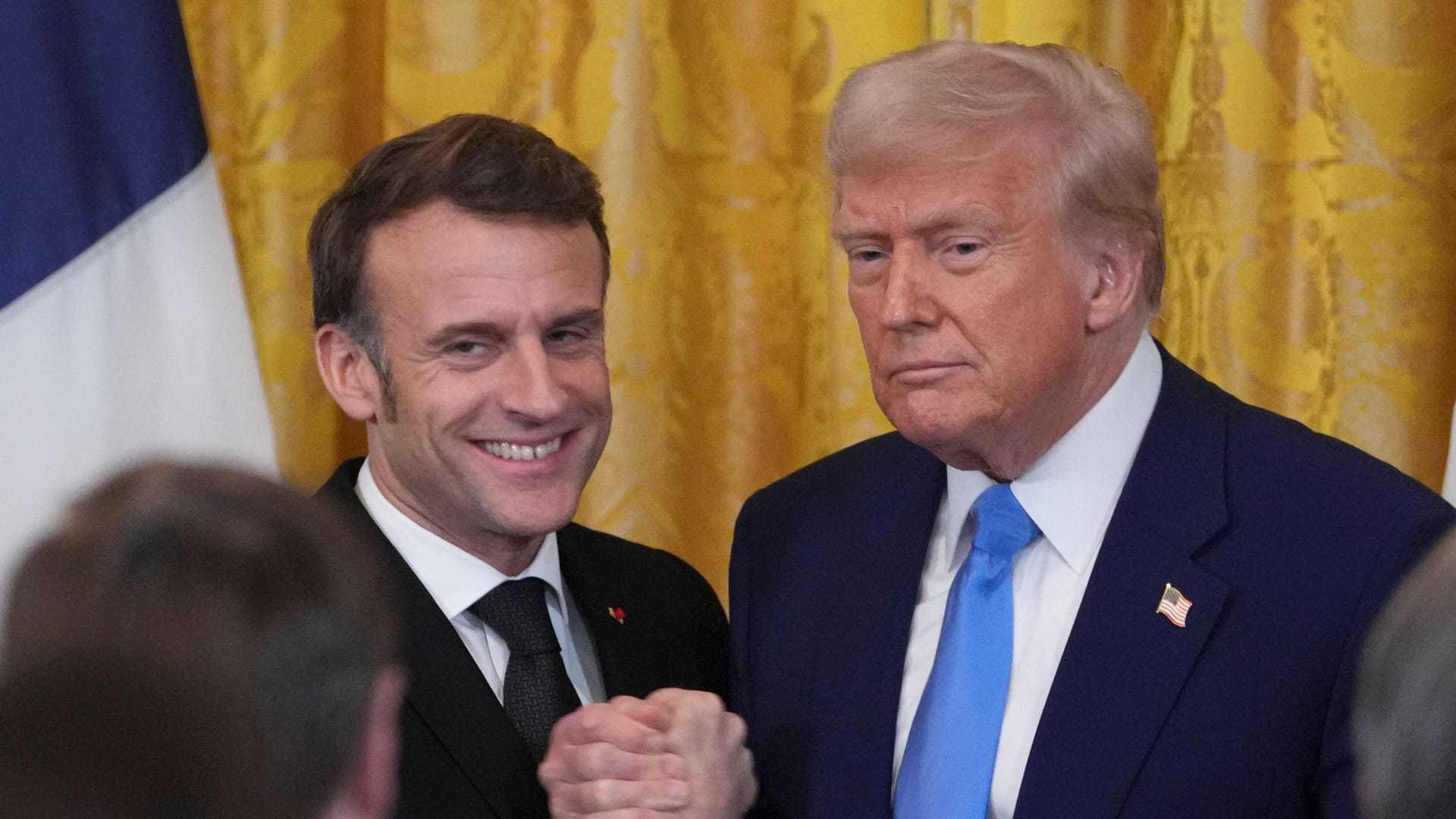 Macron und Trump im Weißen Haus: Spielen sie eine Männerfreundschaft?
