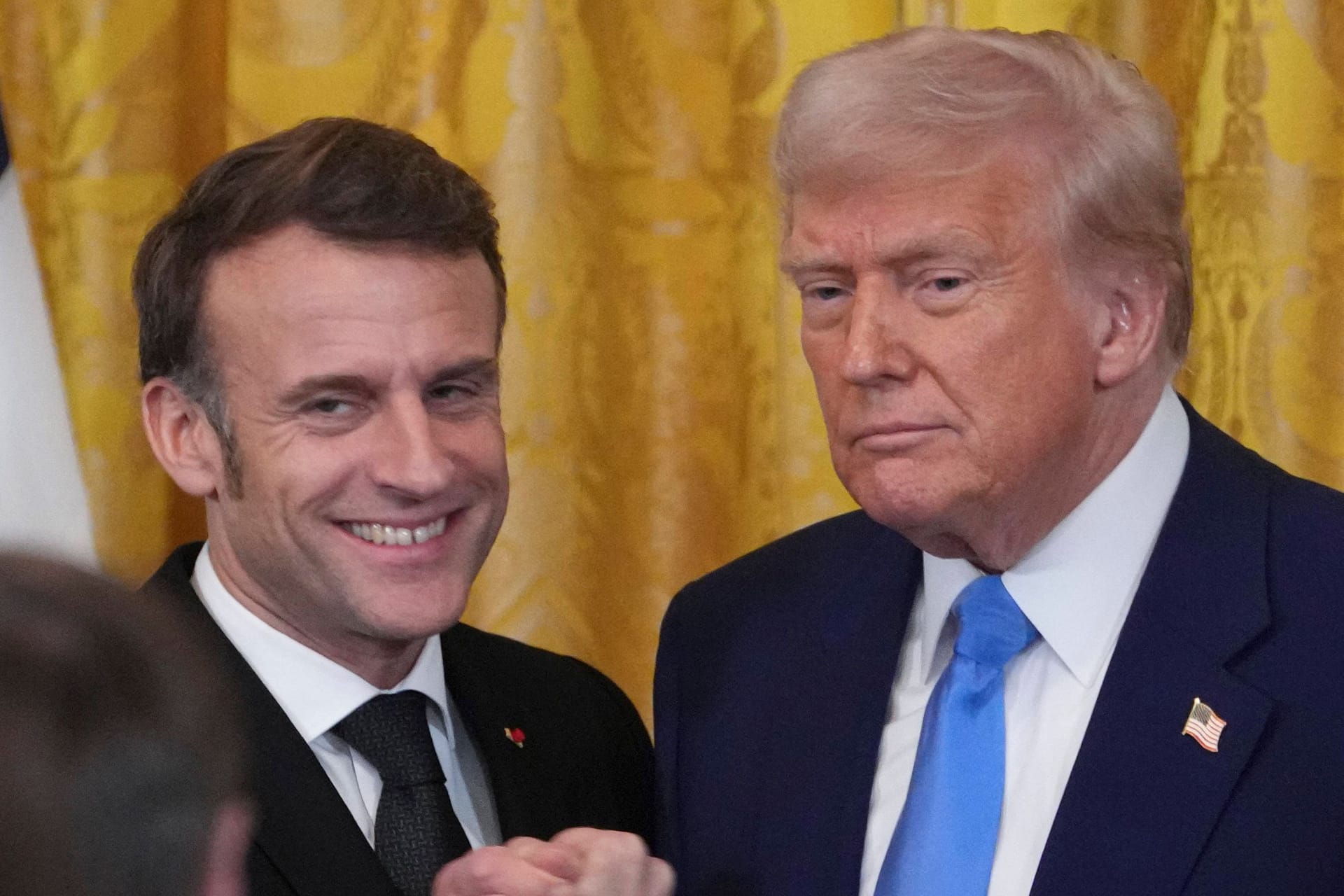 Macron und Trump im Weißen Haus: Spielen sie eine Männerfreundschaft?