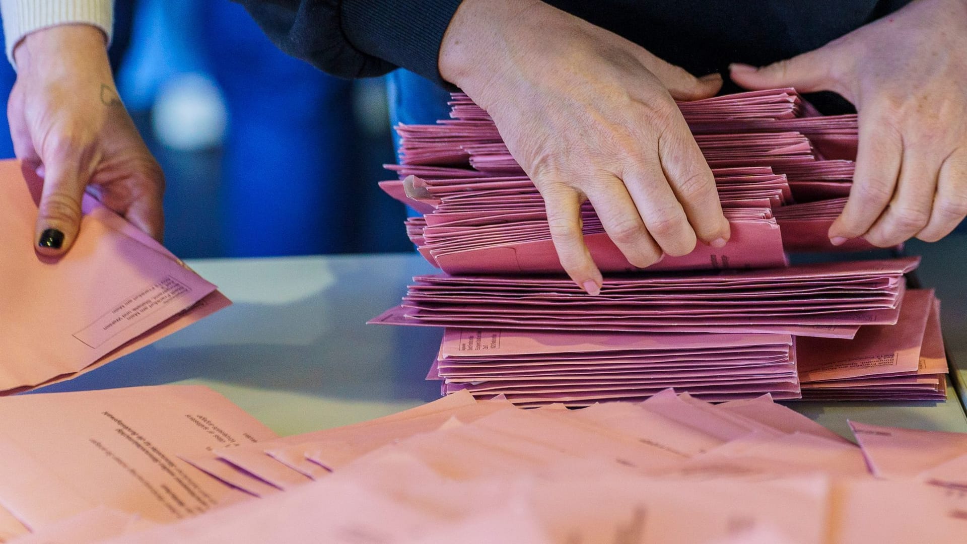 Wahlhelfer bei der Bundestagswahl